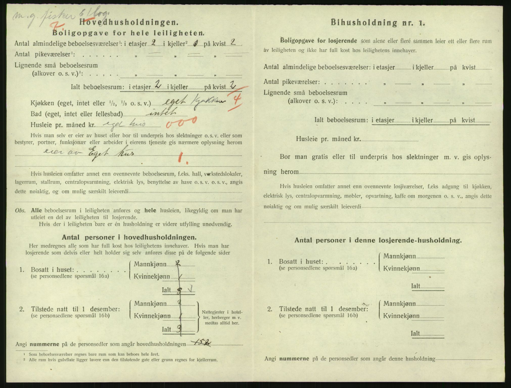 SAK, 1920 census for Risør, 1920, p. 1720