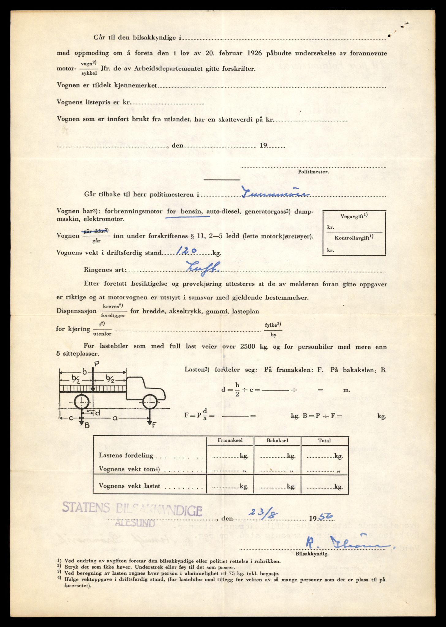 Møre og Romsdal vegkontor - Ålesund trafikkstasjon, AV/SAT-A-4099/F/Fe/L0040: Registreringskort for kjøretøy T 13531 - T 13709, 1927-1998, p. 404