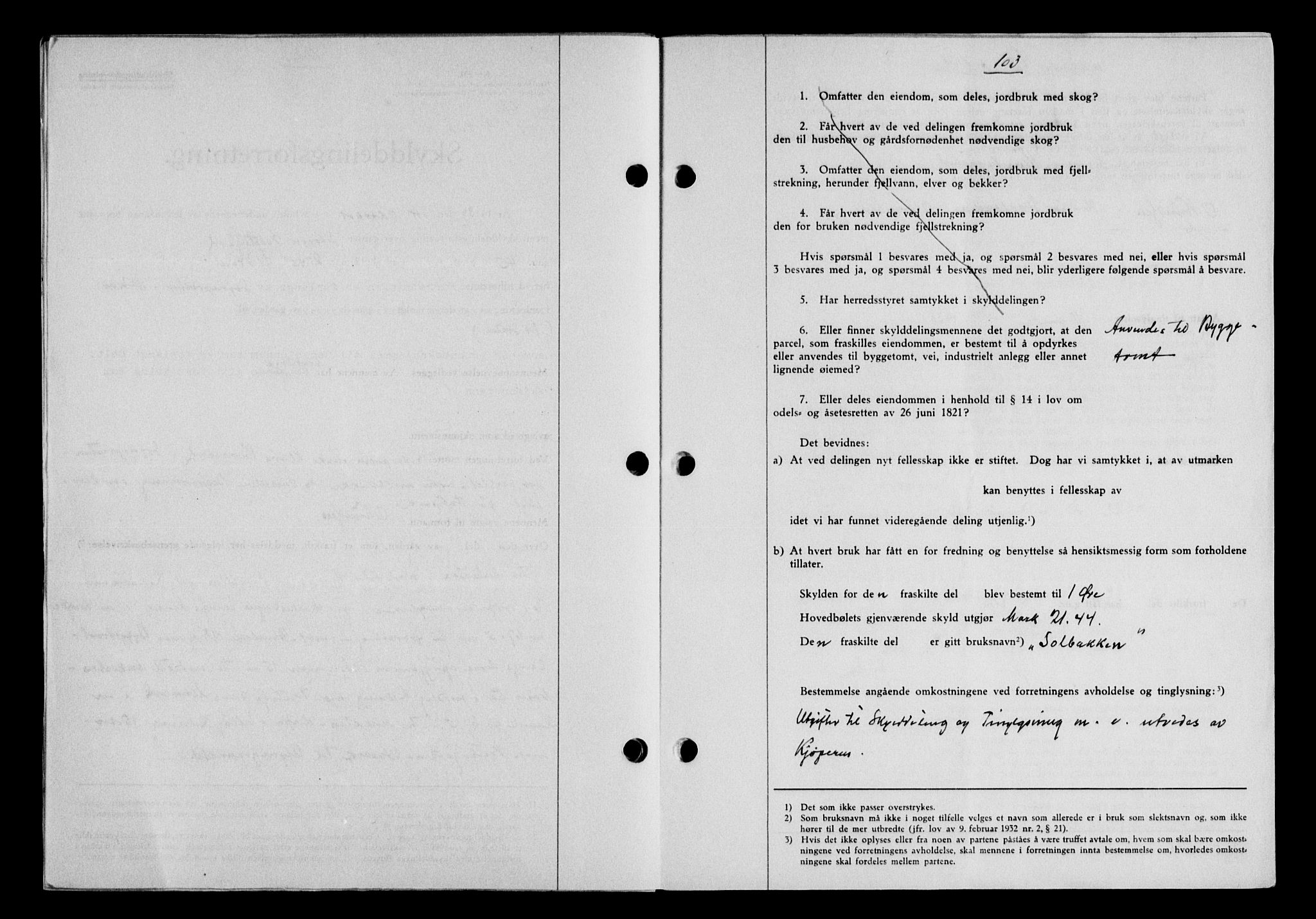 Gauldal sorenskriveri, SAT/A-0014/1/2/2C/L0048: Mortgage book no. 51-52, 1937-1938, p. 103, Diary no: : 28/1938