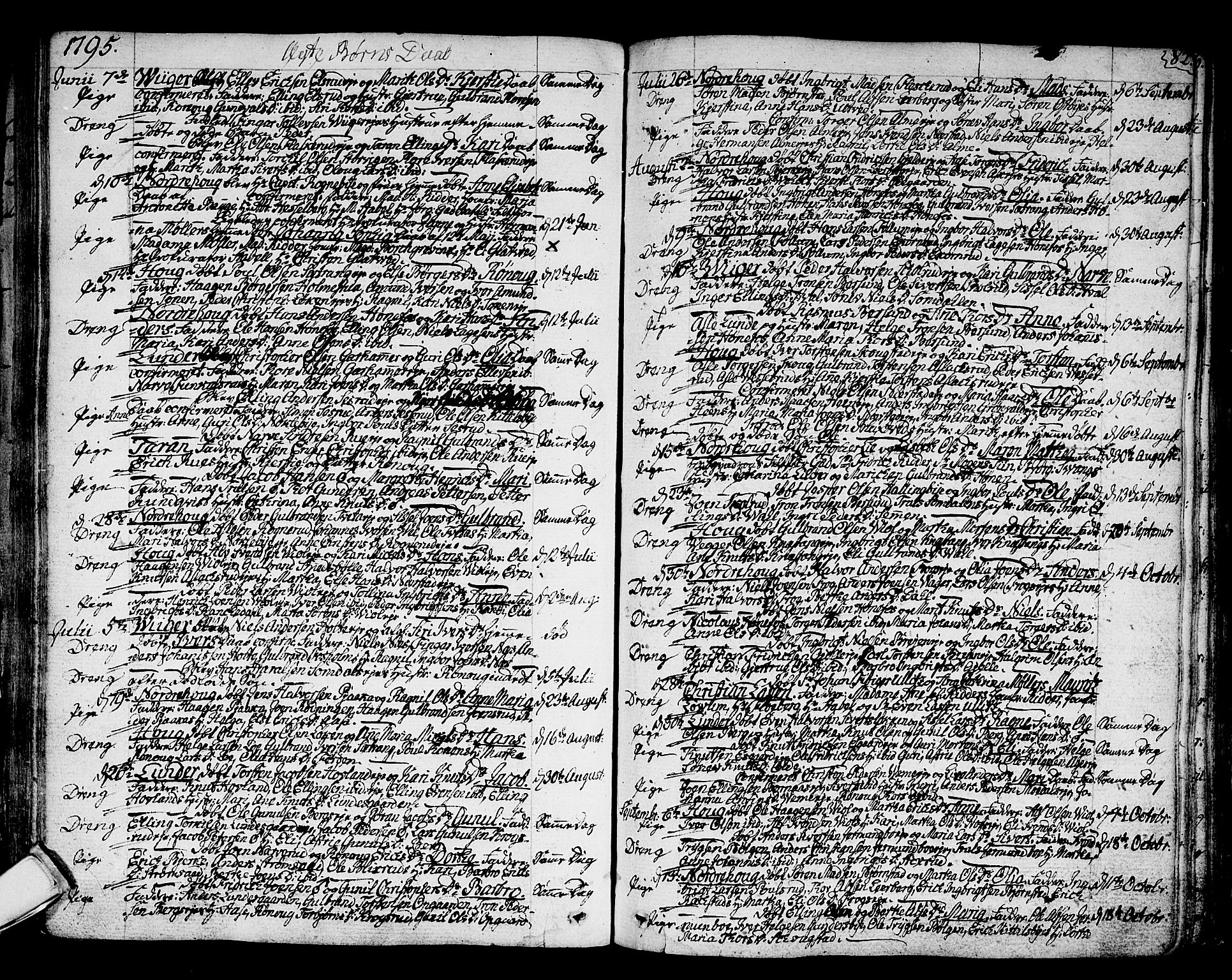 Norderhov kirkebøker, AV/SAKO-A-237/F/Fa/L0006: Parish register (official) no. 6, 1789-1811, p. 82