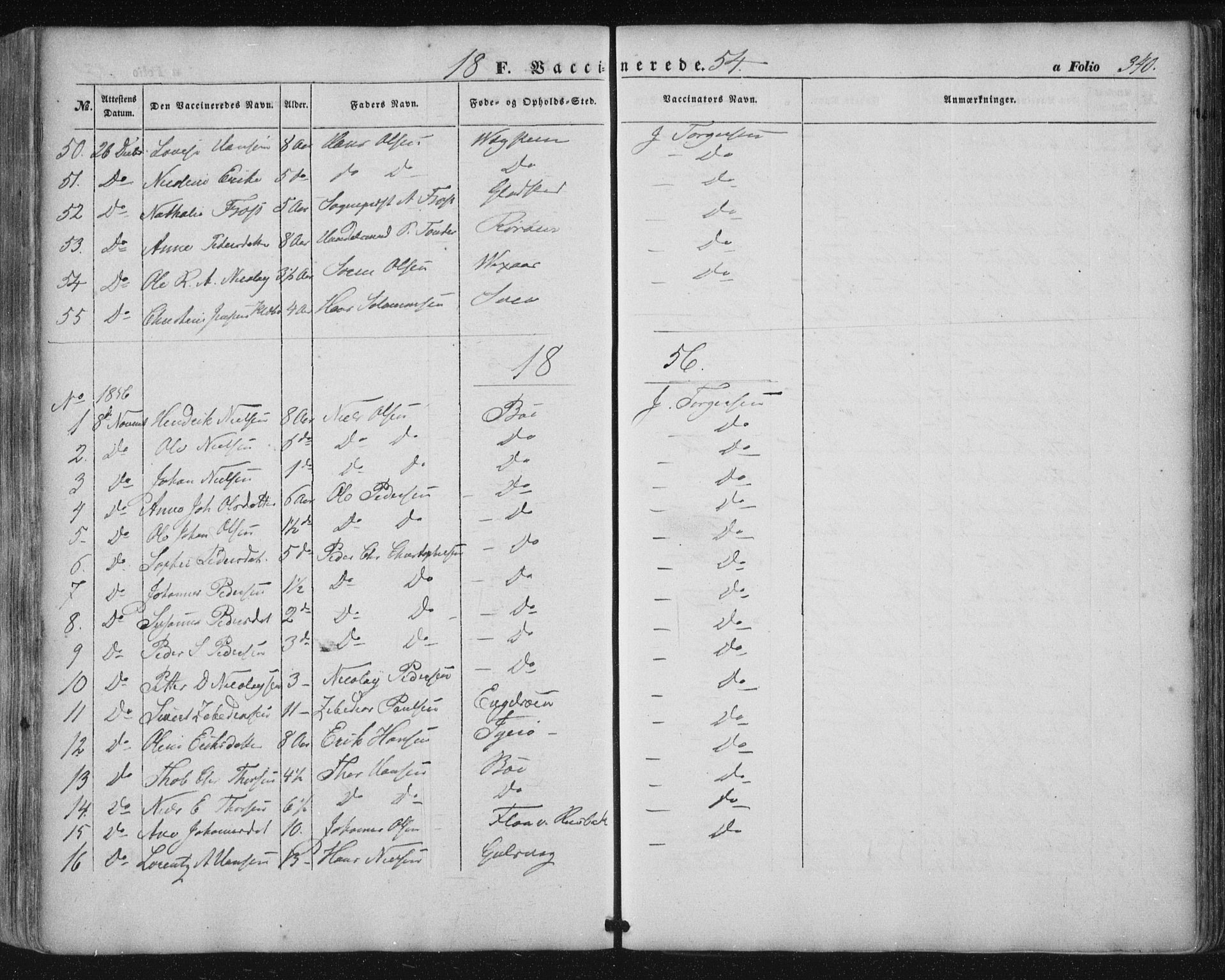 Ministerialprotokoller, klokkerbøker og fødselsregistre - Nordland, AV/SAT-A-1459/816/L0240: Parish register (official) no. 816A06, 1846-1870, p. 340