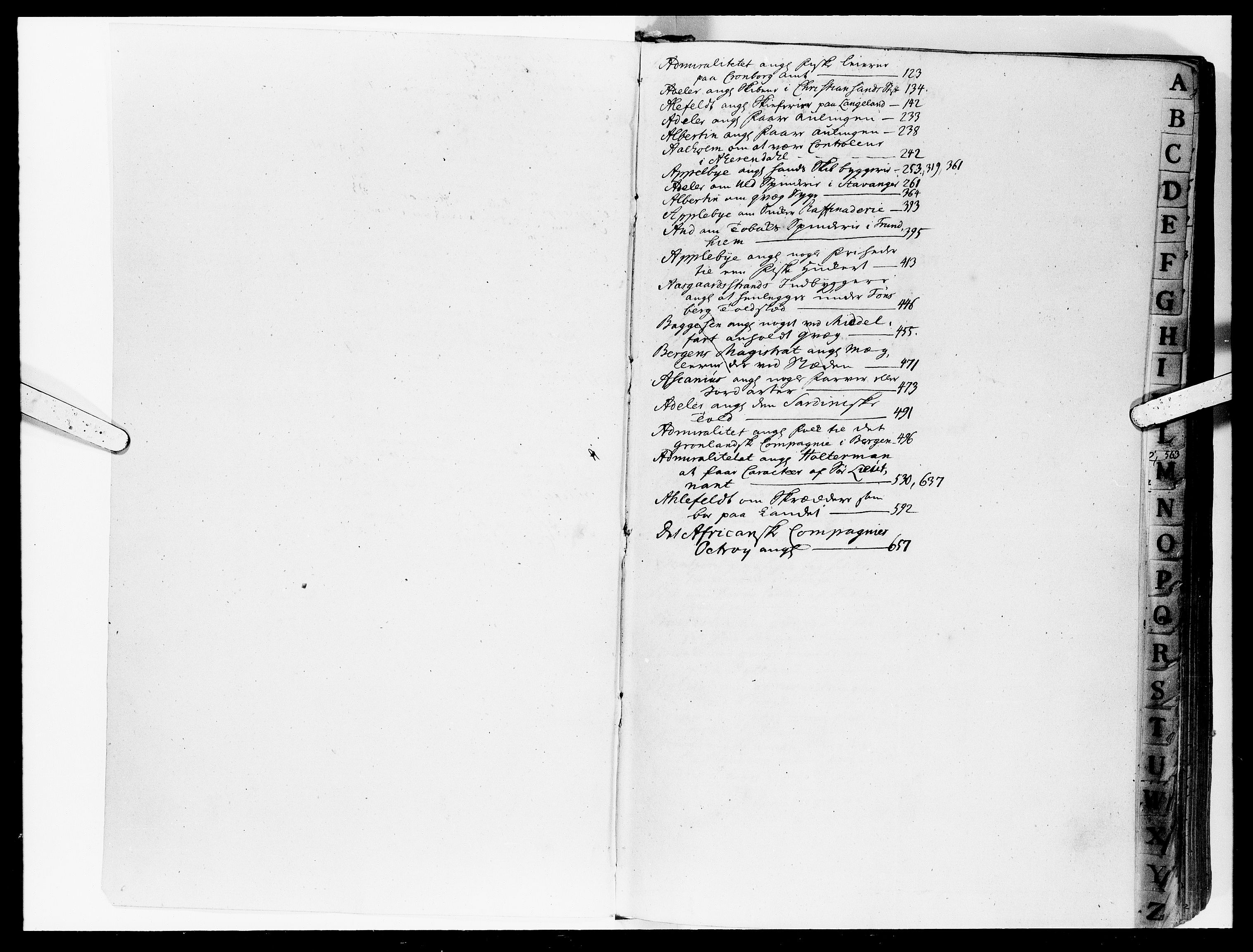 Kommercekollegiet, Dansk-Norske Sekretariat, DRA/A-0001/11/58: Journal nr. 10, 1763-1765