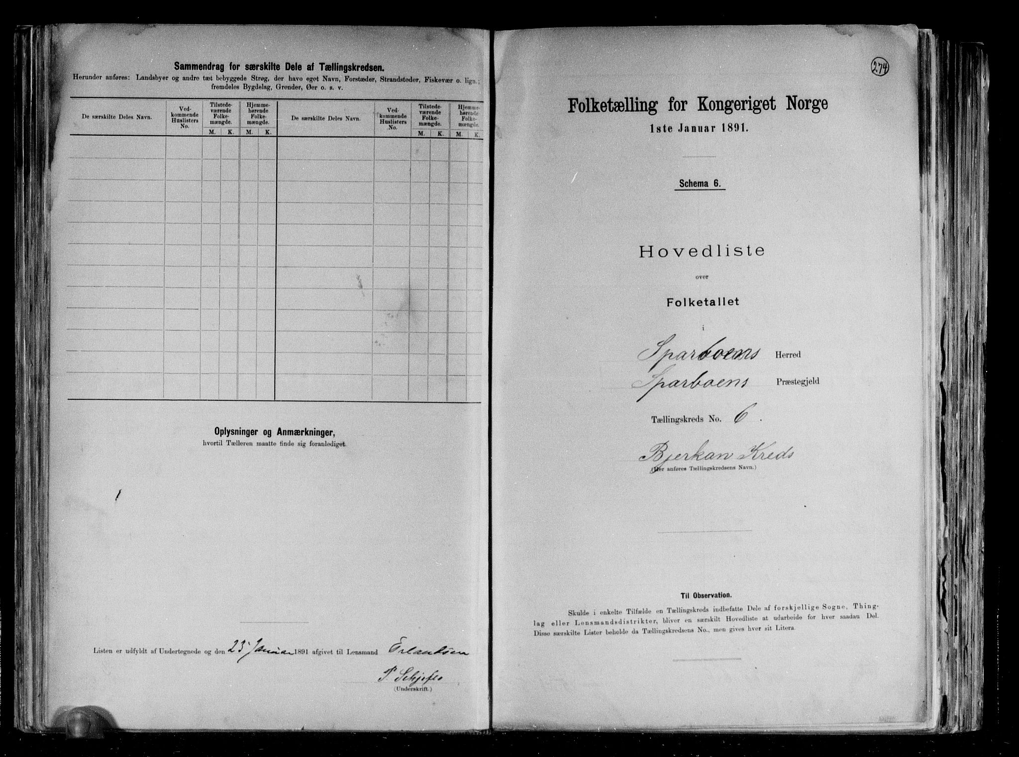 RA, 1891 census for 1731 Sparbu, 1891, p. 15