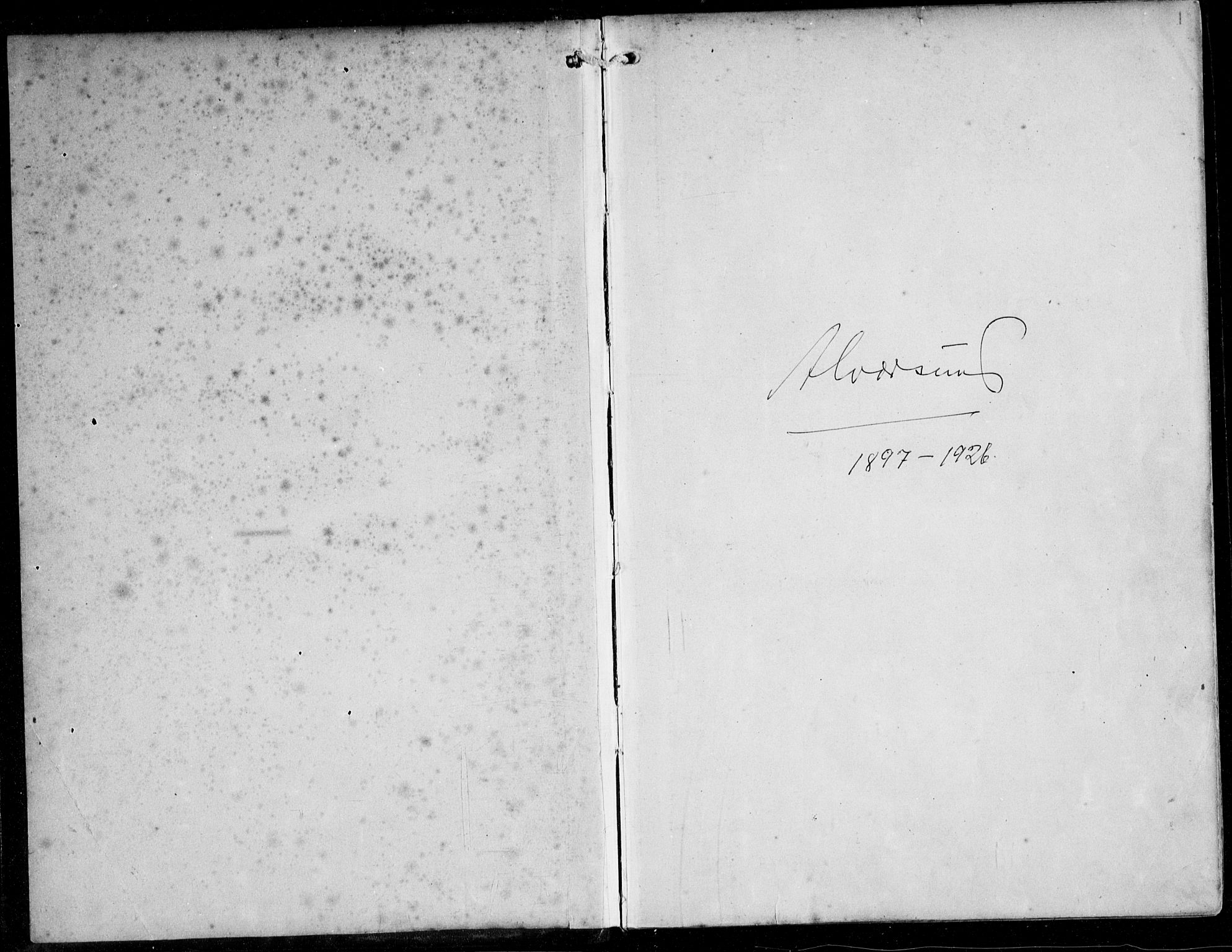 Alversund Sokneprestembete, AV/SAB-A-73901/H/Ha/Haa/Haaa/L0003: Parish register (official) no. A 3, 1897-1926, p. 1