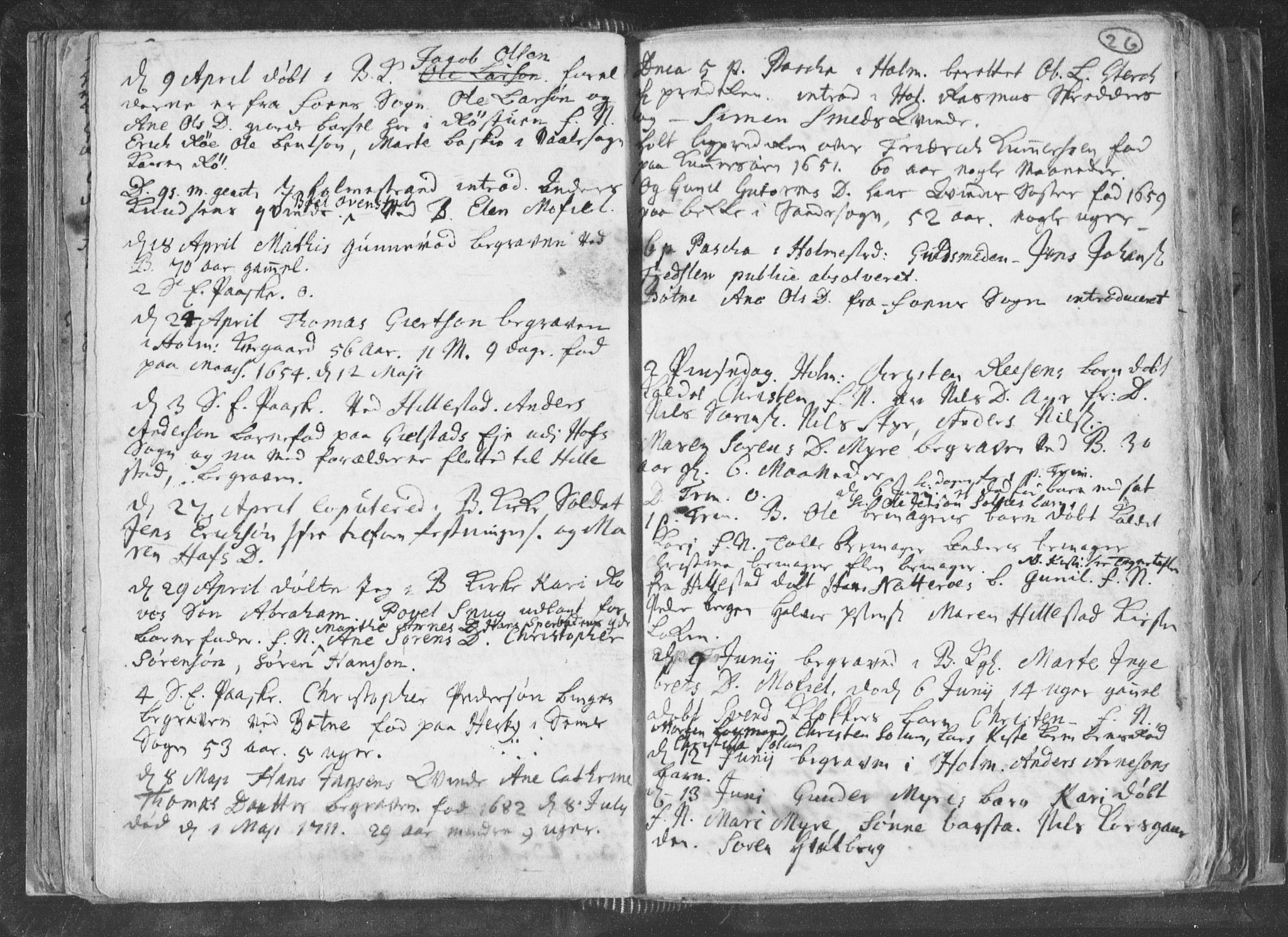 Botne kirkebøker, AV/SAKO-A-340/F/Fa/L0001b: Parish register (official) no. I 1B, 1707-1722, p. 26