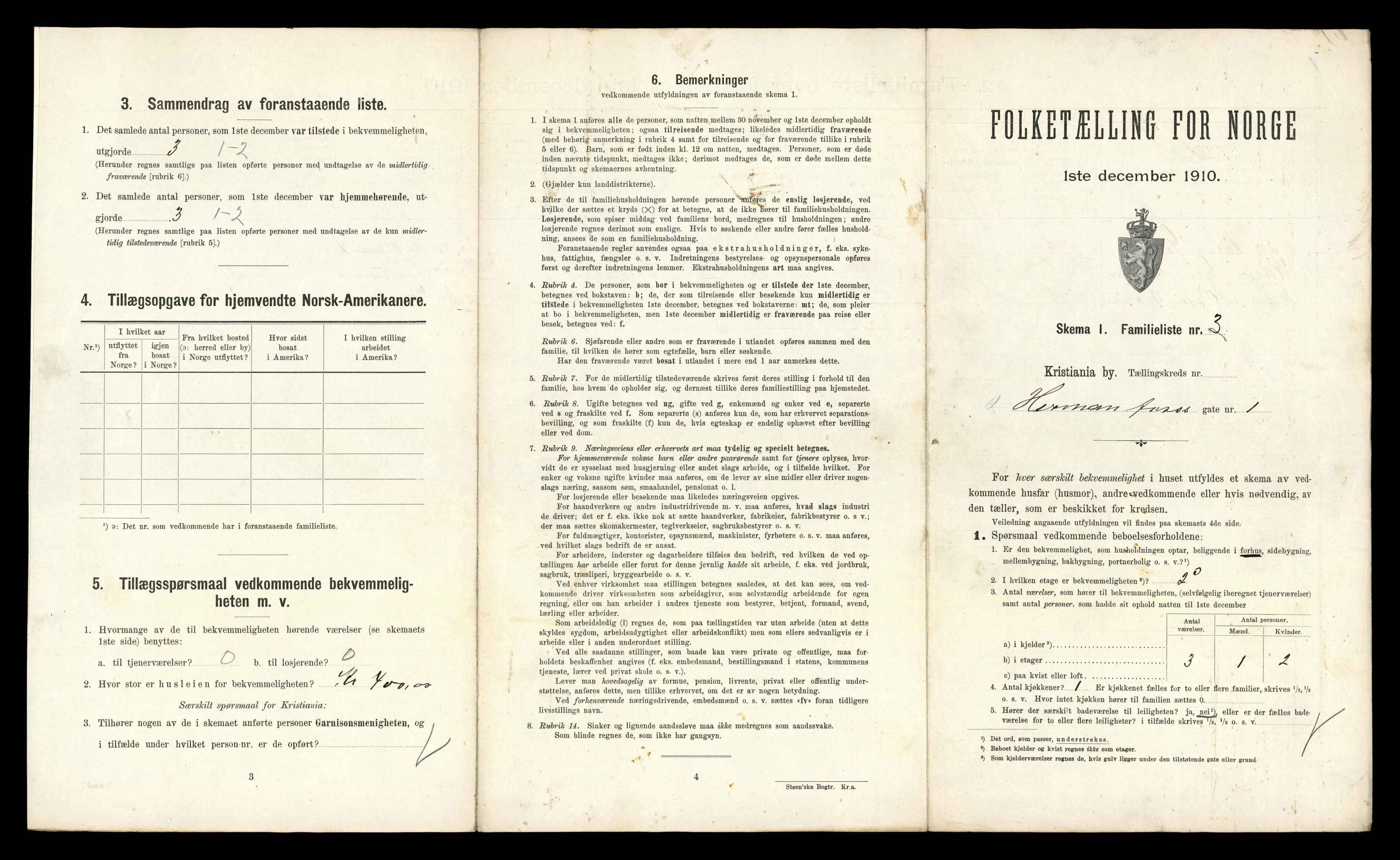 RA, 1910 census for Kristiania, 1910, p. 37755