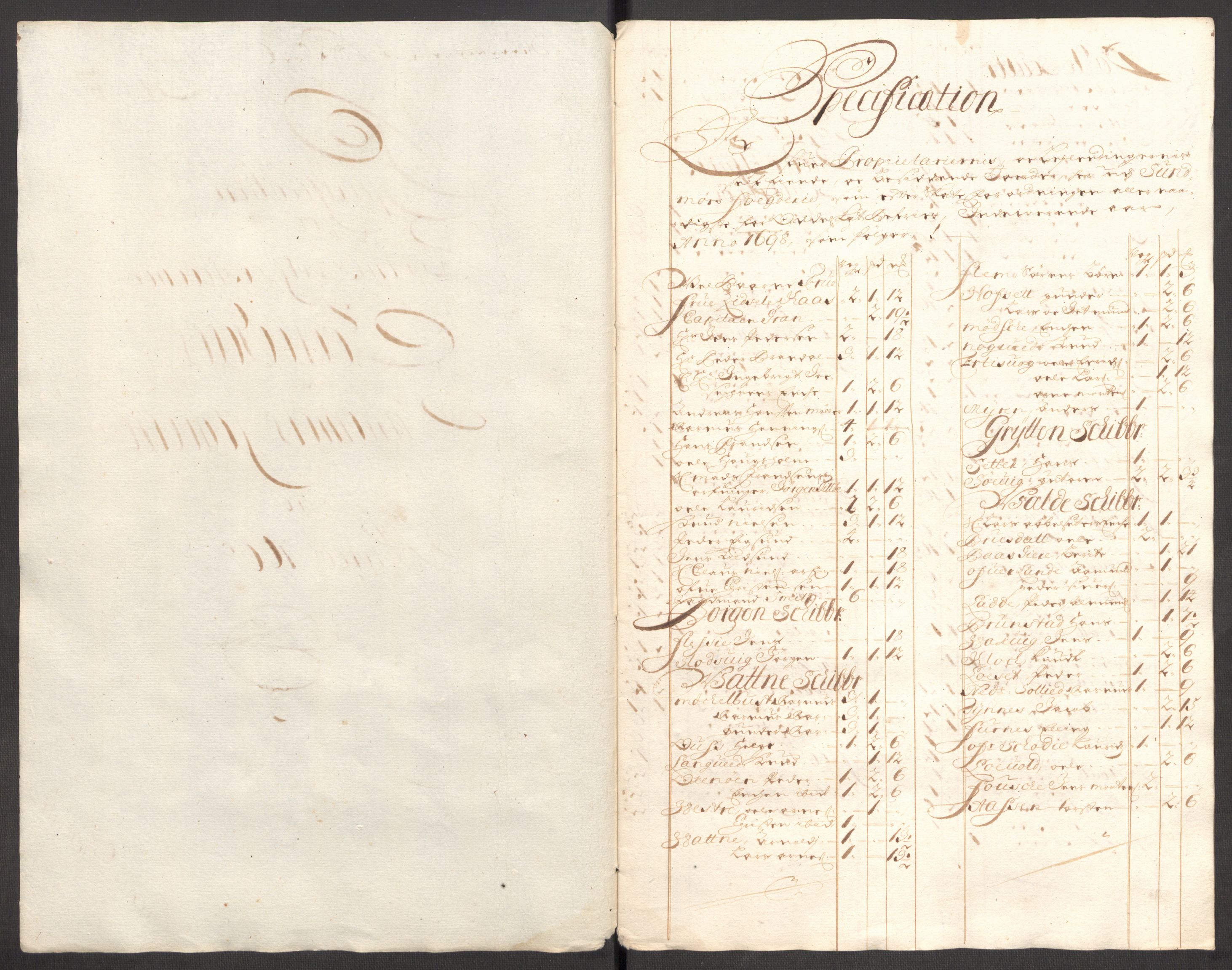 Rentekammeret inntil 1814, Reviderte regnskaper, Fogderegnskap, AV/RA-EA-4092/R54/L3556: Fogderegnskap Sunnmøre, 1696-1698, p. 368