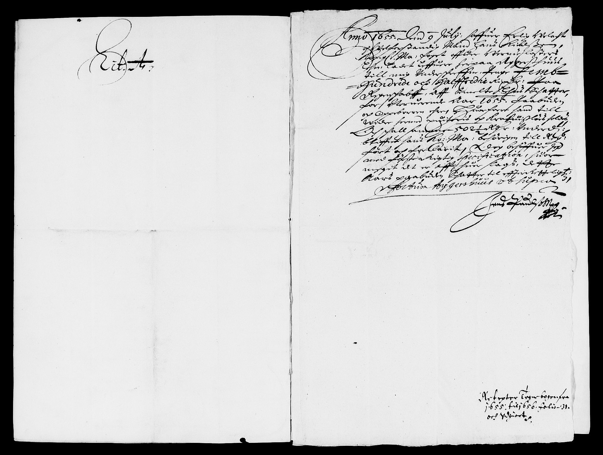 Rentekammeret inntil 1814, Reviderte regnskaper, Lensregnskaper, AV/RA-EA-5023/R/Rb/Rbg/L0010: Verne kloster len, 1653-1660