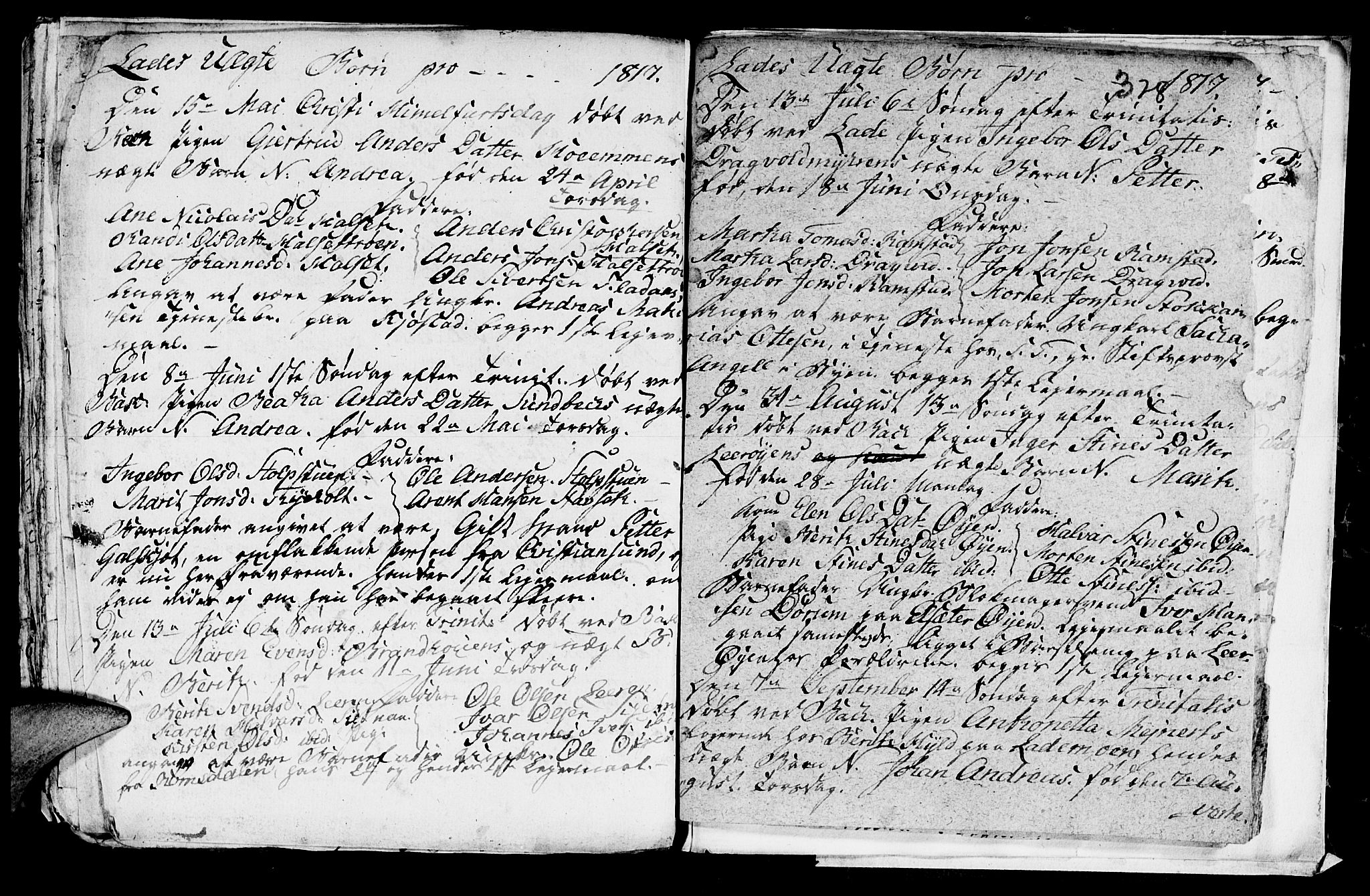 Ministerialprotokoller, klokkerbøker og fødselsregistre - Sør-Trøndelag, SAT/A-1456/606/L0305: Parish register (copy) no. 606C01, 1757-1819, p. 328
