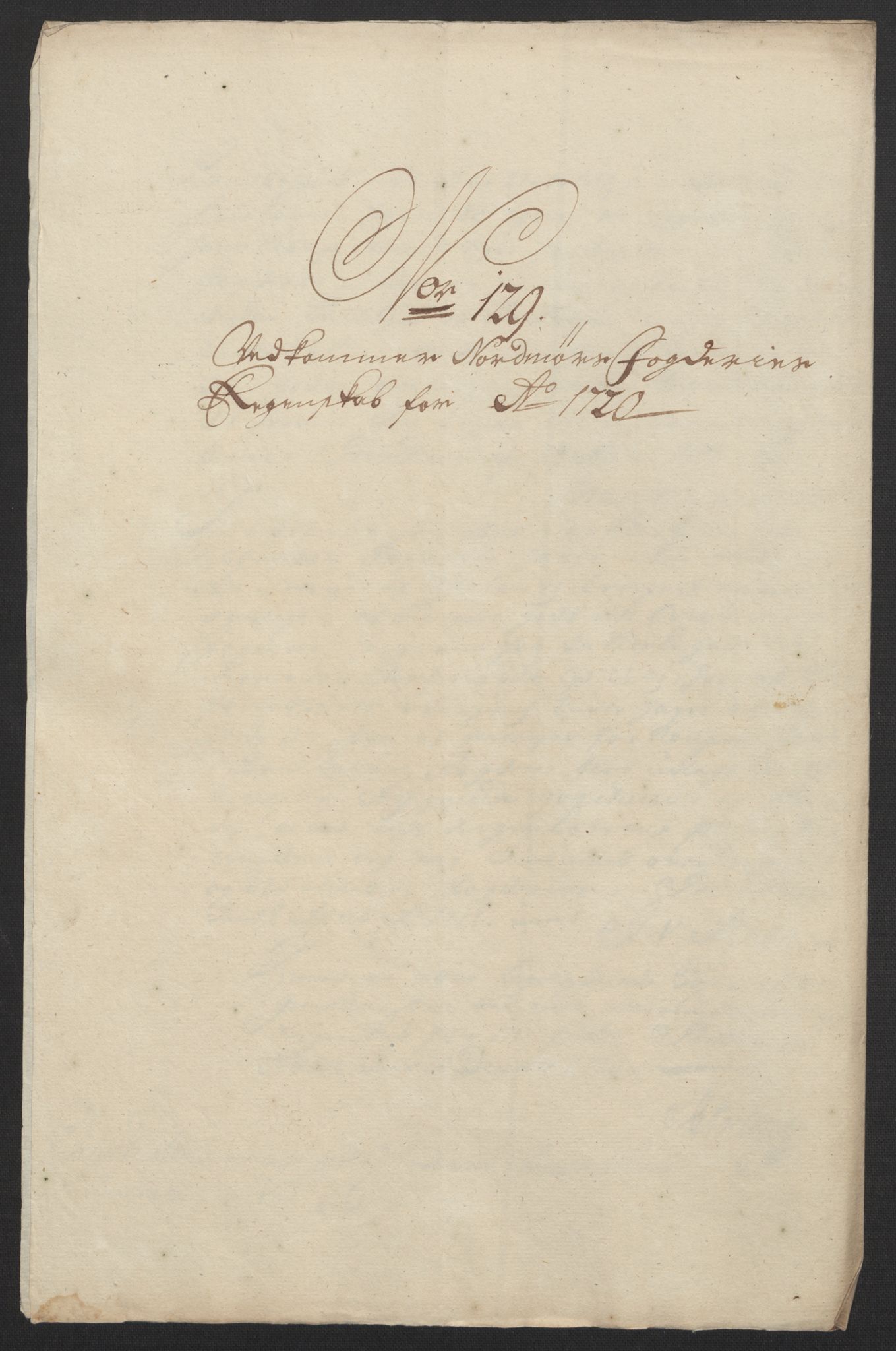 Rentekammeret inntil 1814, Reviderte regnskaper, Fogderegnskap, RA/EA-4092/R56/L3753: Fogderegnskap Nordmøre, 1720, p. 443