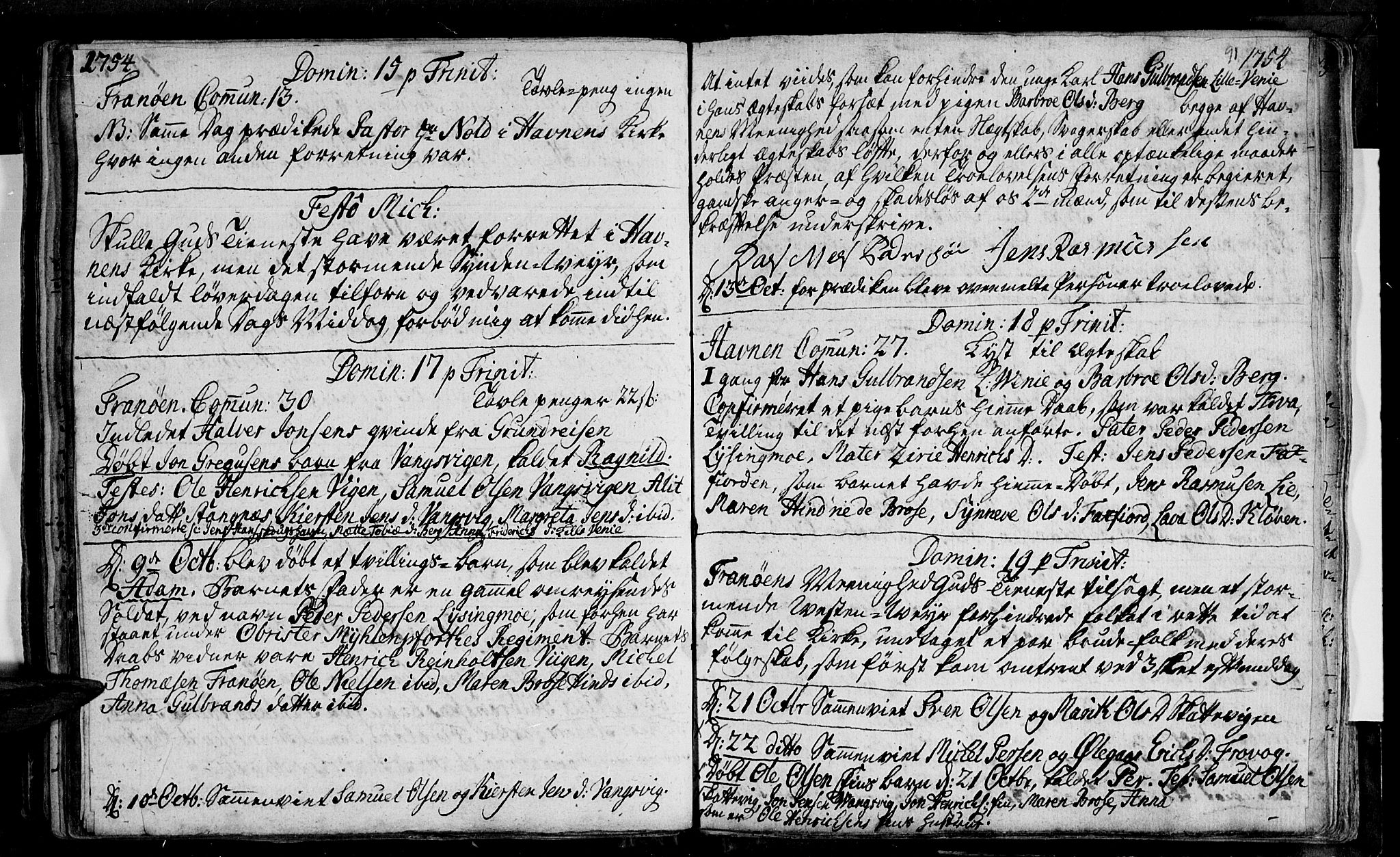 Ibestad sokneprestembete, AV/SATØ-S-0077/H/Ha/Haa/L0001kirke: Parish register (official) no. 1, 1744-1757, p. 91