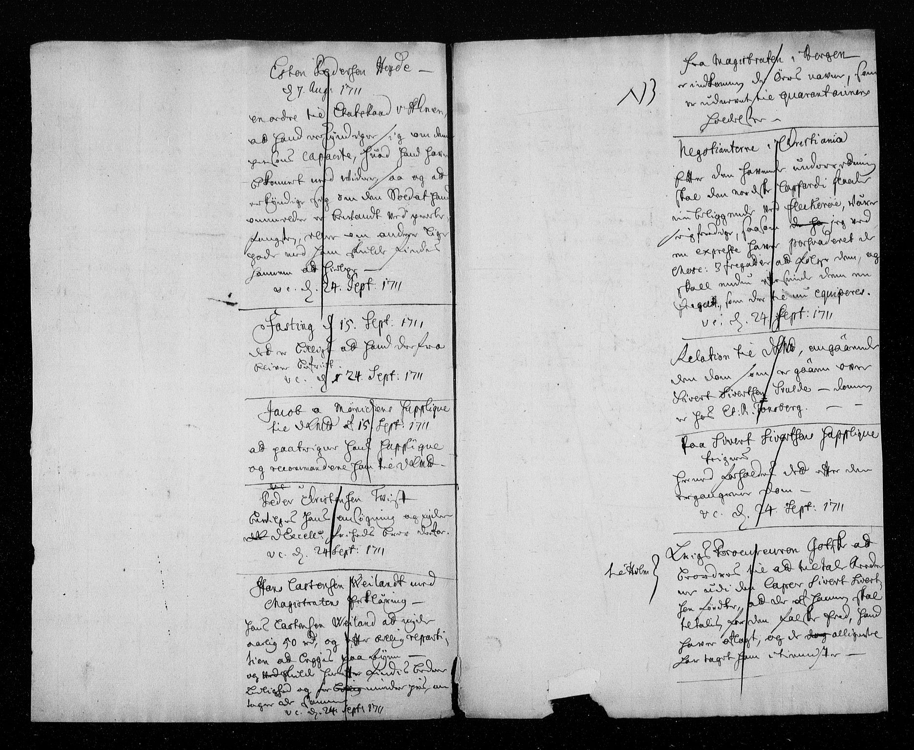 Stattholderembetet 1572-1771, AV/RA-EA-2870/Aa/L0003: Konsept til voteringsprotokoll, 1711, p. 193