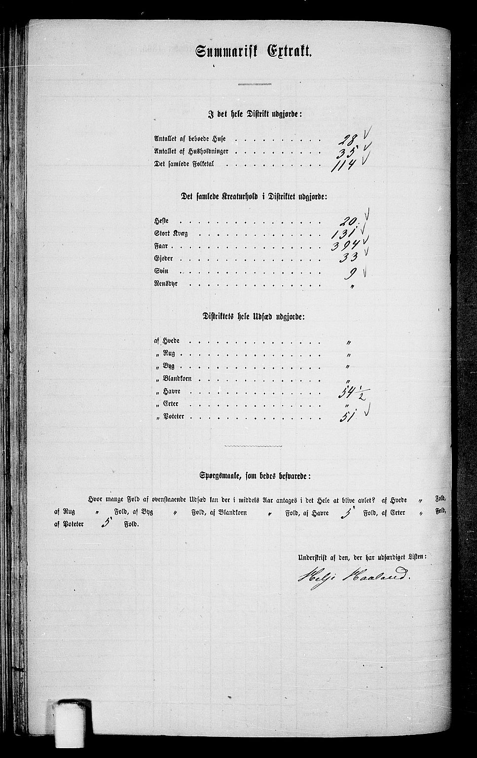 RA, 1865 census for Etne, 1865, p. 84