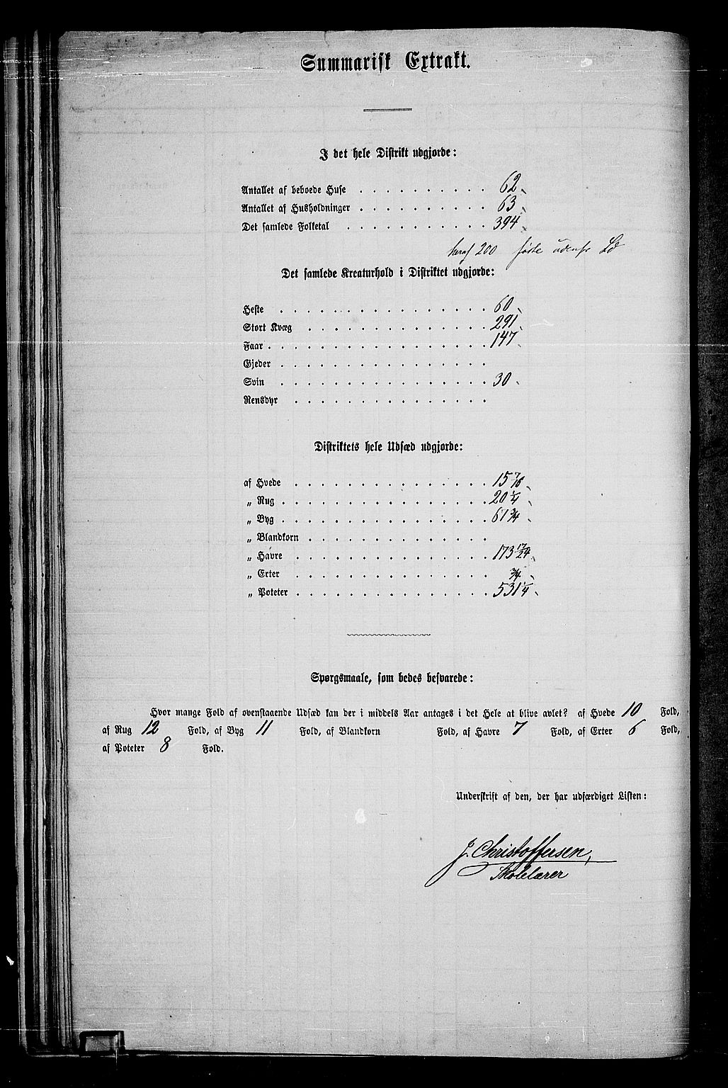 RA, 1865 census for Moss/Moss, 1865, p. 40