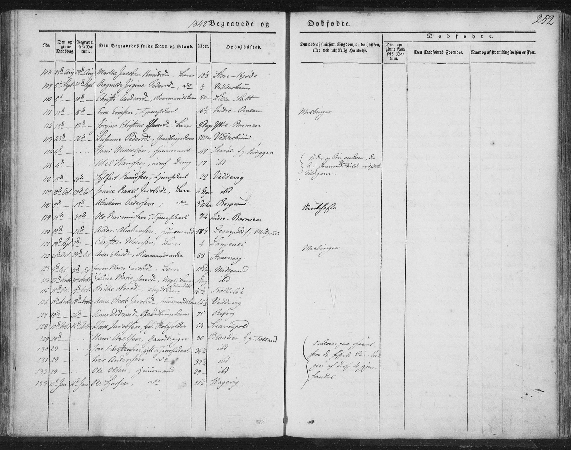 Selje sokneprestembete, AV/SAB-A-99938/H/Ha/Haa/Haaa: Parish register (official) no. A 10, 1844-1858, p. 252