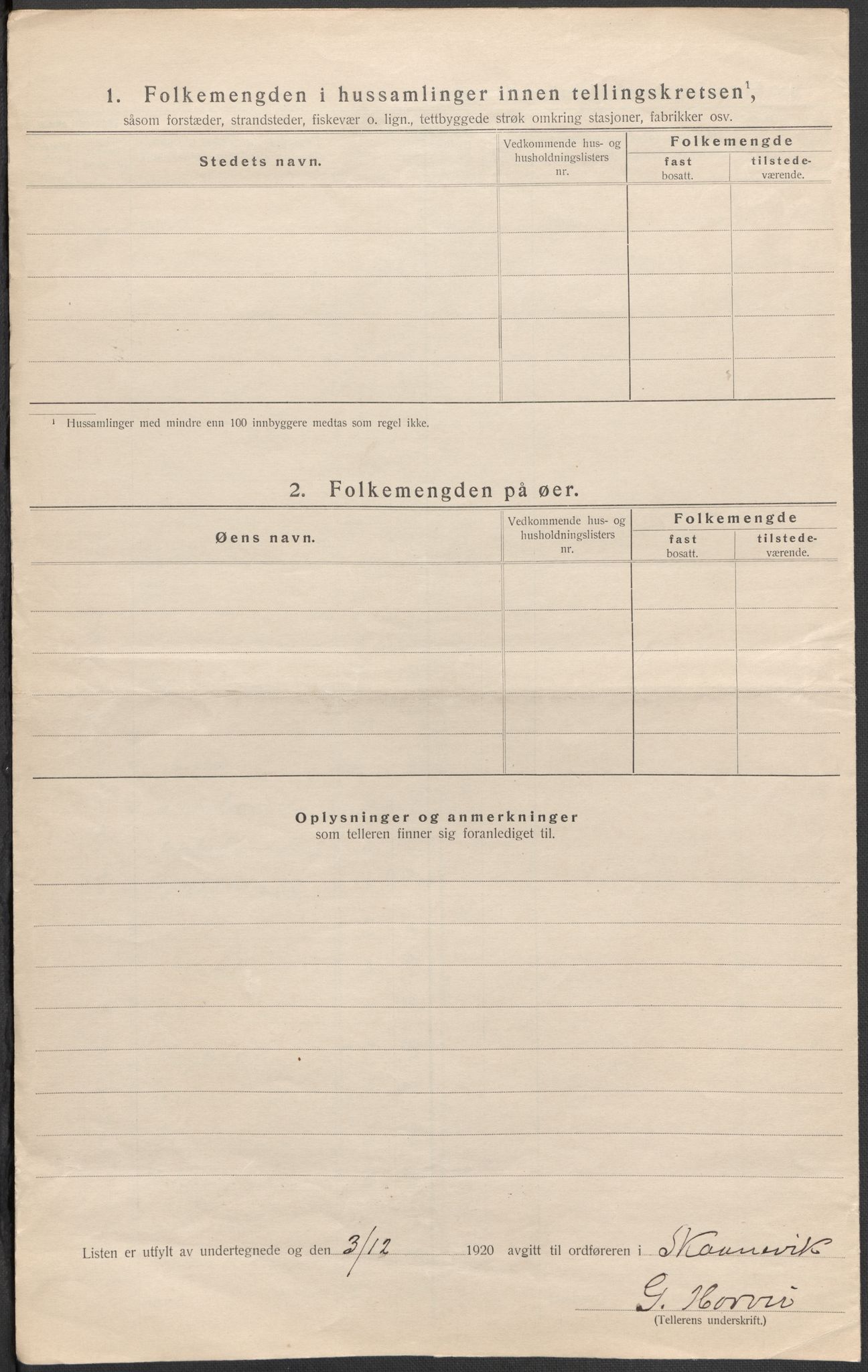 SAB, 1920 census for Skånevik, 1920, p. 72