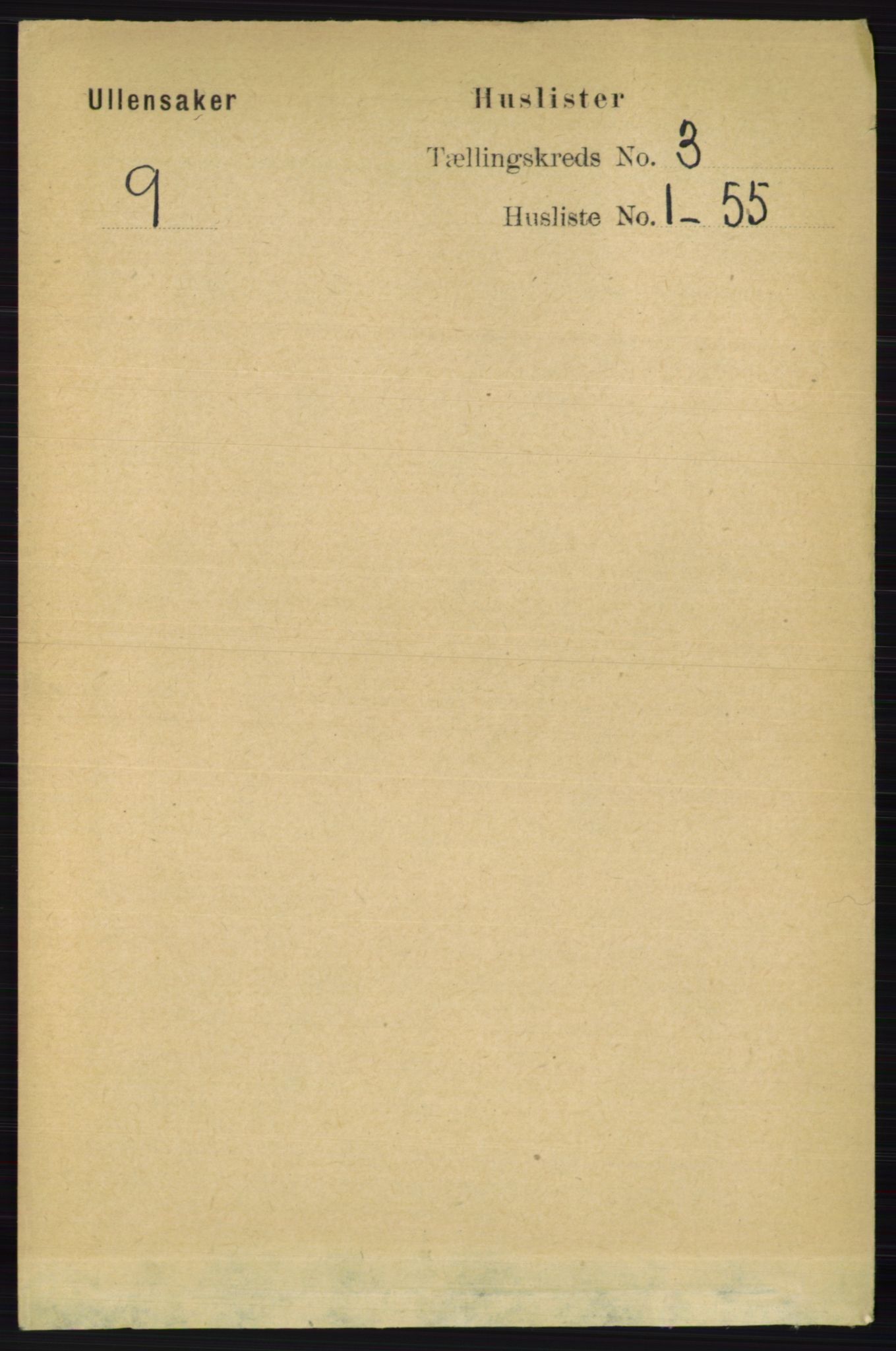 RA, 1891 census for 0235 Ullensaker, 1891, p. 1059
