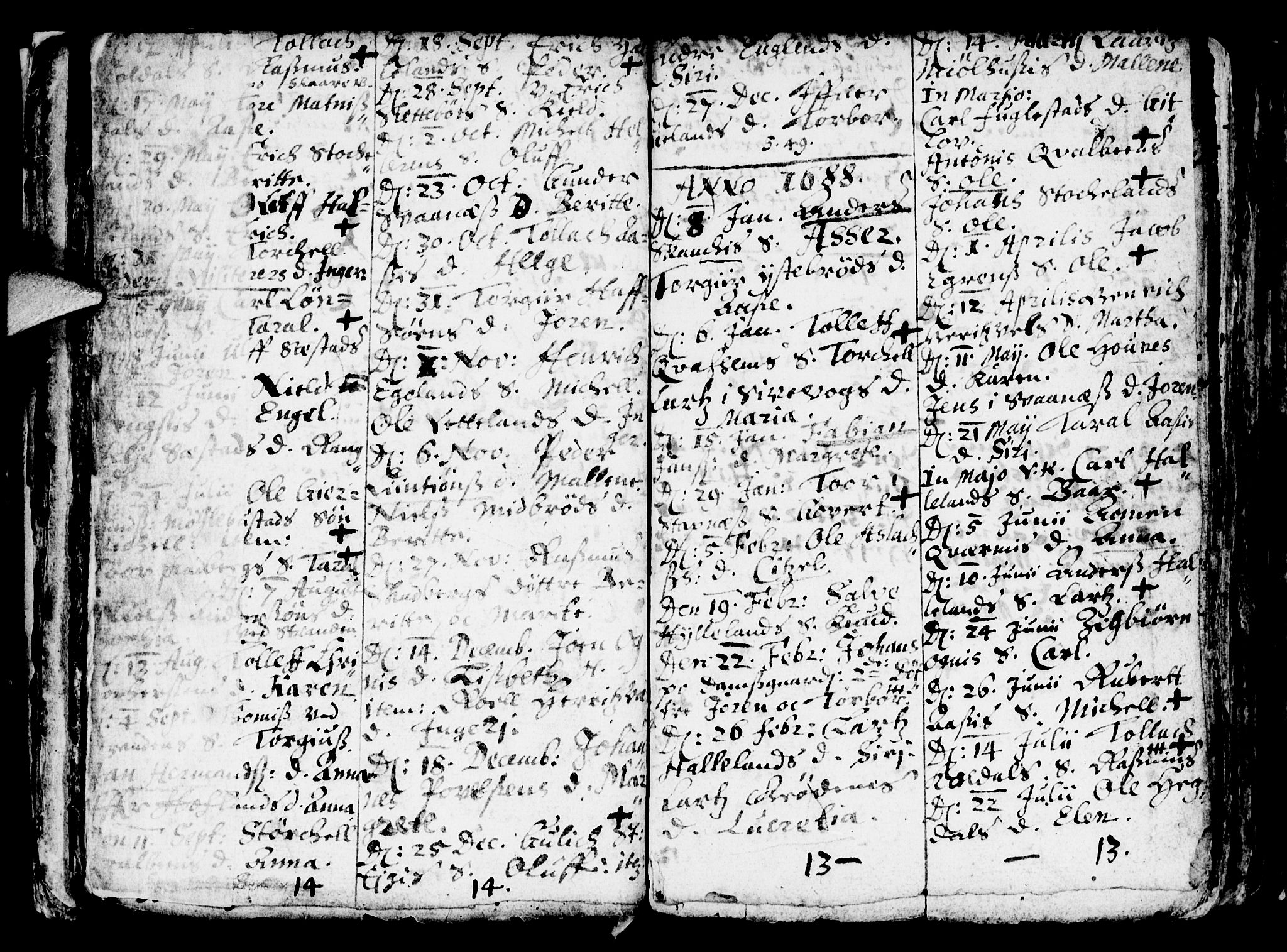 Eigersund sokneprestkontor, AV/SAST-A-101807/S08/L0001: Parish register (official) no. A 1, 1664-1717