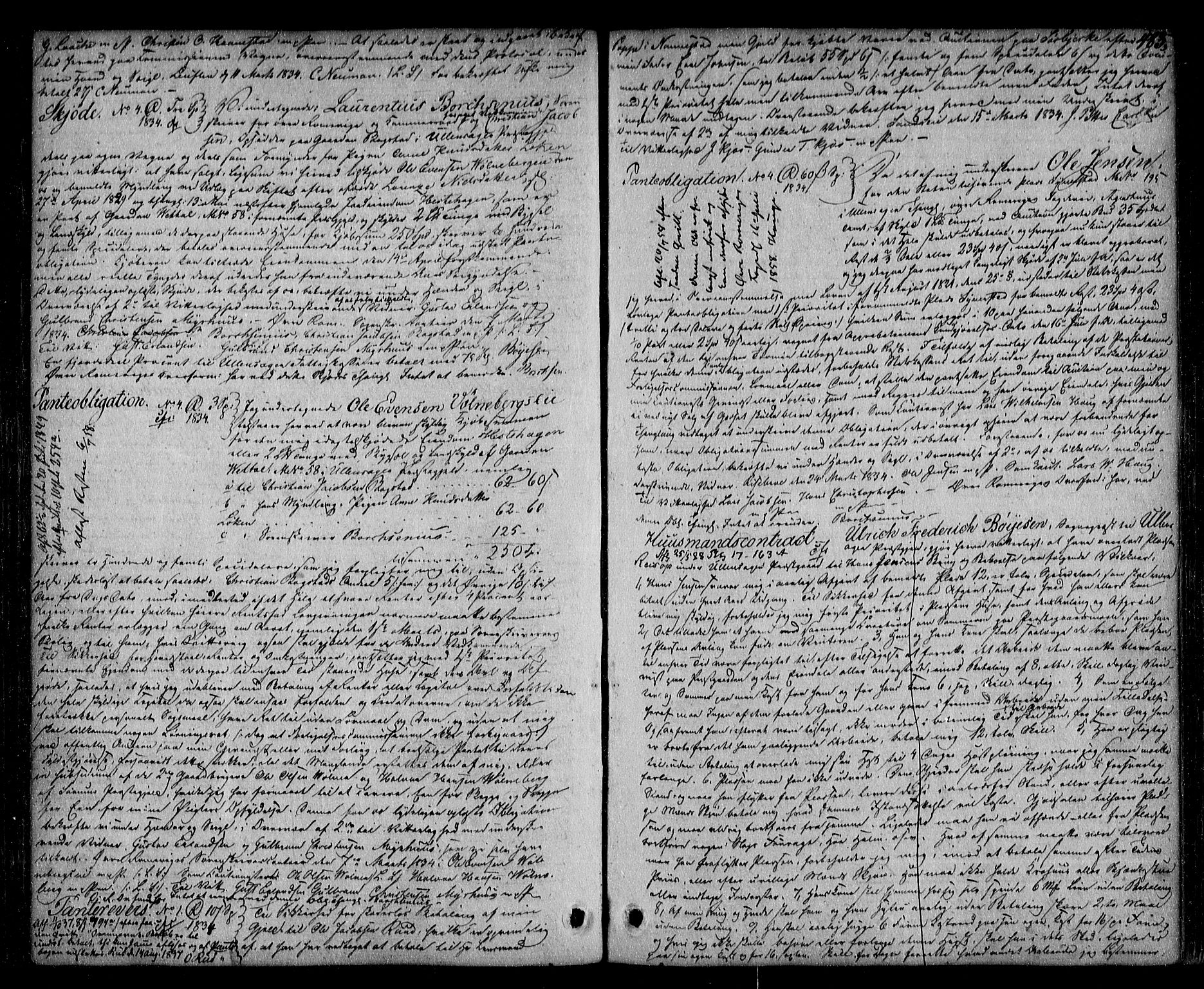 Øvre Romerike sorenskriveri, AV/SAO-A-10649/G/Gb/L0008: Mortgage book no. 8, 1829-1838, p. 483