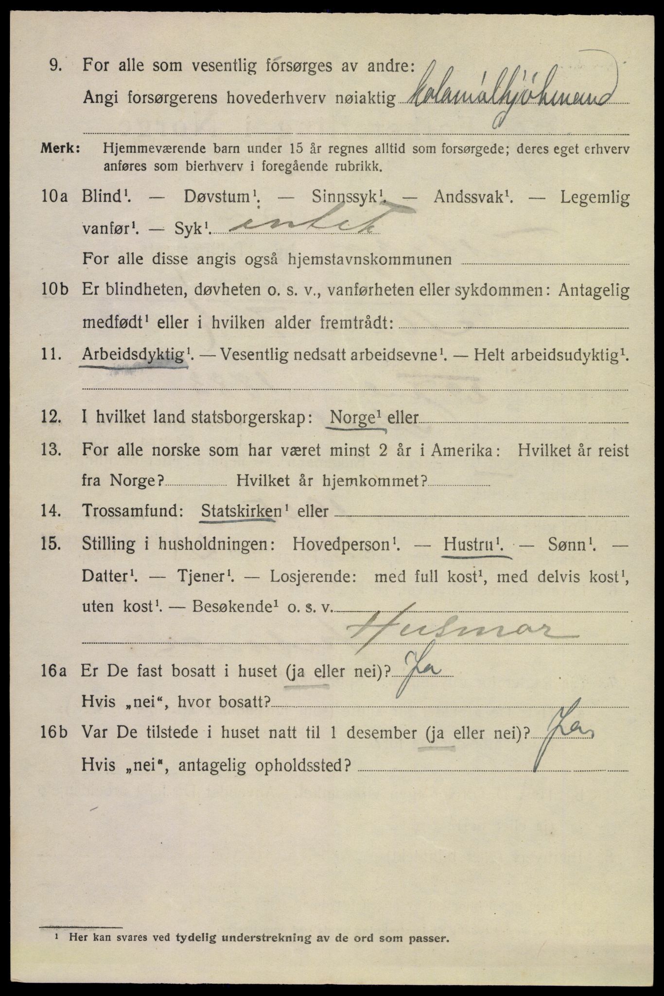 SAKO, 1920 census for Tønsberg, 1920, p. 20192