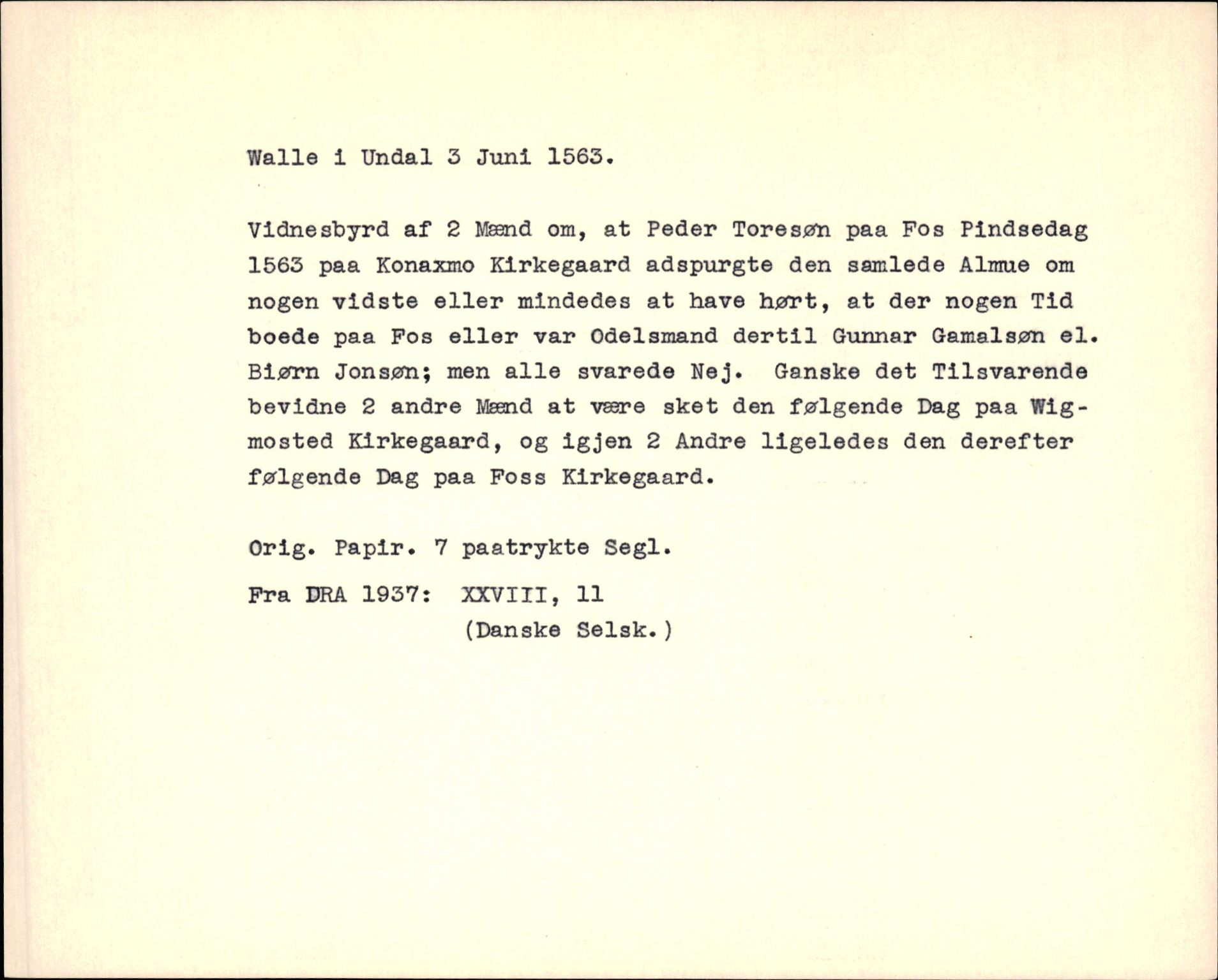 Riksarkivets diplomsamling, AV/RA-EA-5965/F35/F35f/L0003: Regestsedler: Diplomer fra DRA 1937 og 1996, p. 691