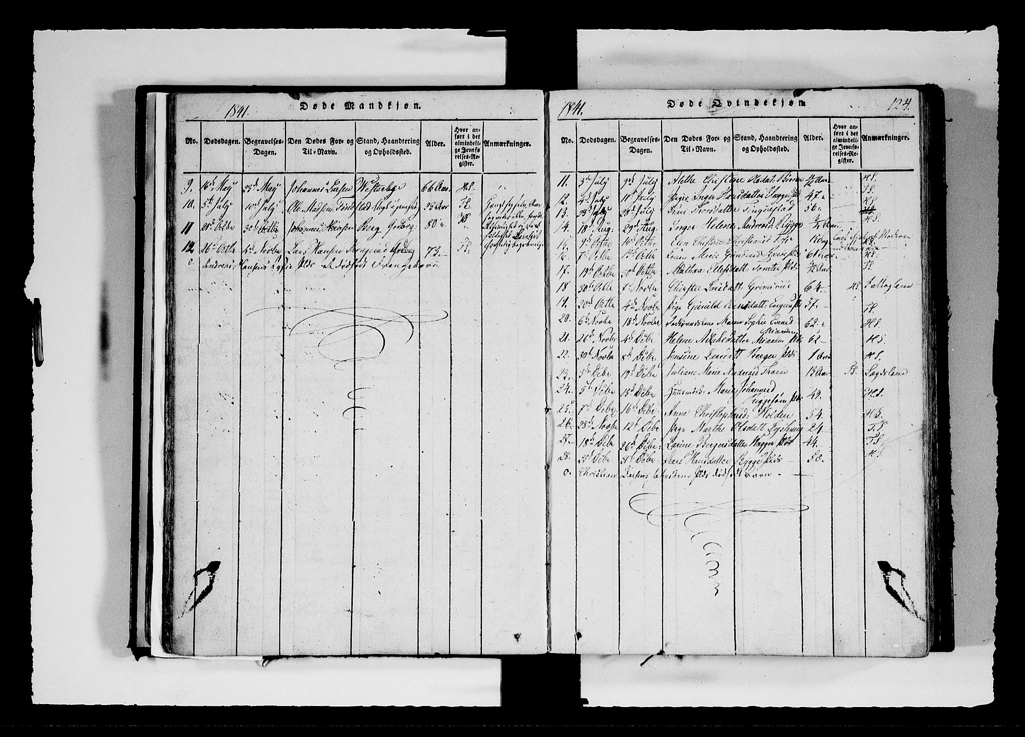 Hobøl prestekontor Kirkebøker, AV/SAO-A-2002/F/Fa/L0002: Parish register (official) no. I 2, 1814-1841, p. 124