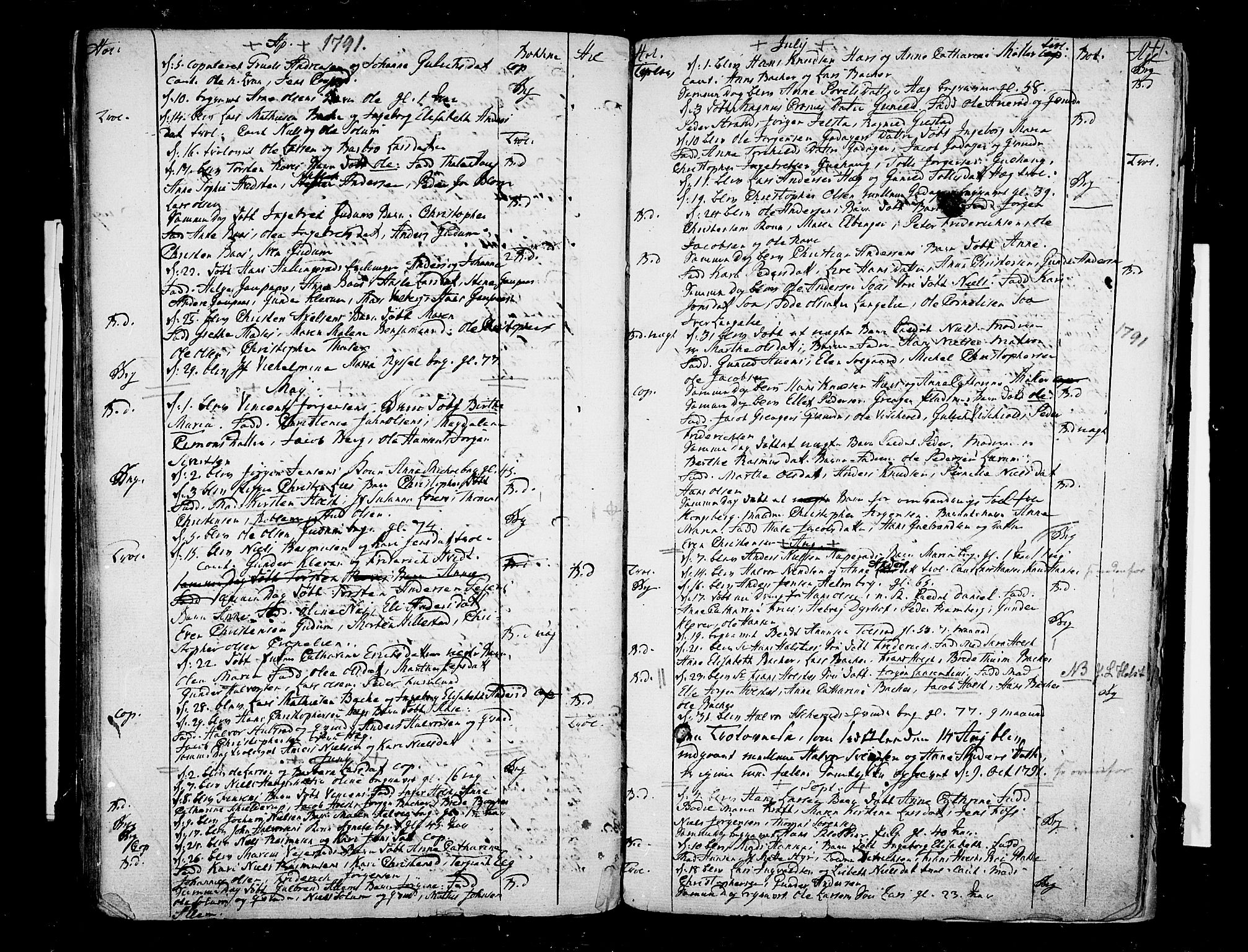 Botne kirkebøker, AV/SAKO-A-340/F/Fa/L0002: Parish register (official) no. I 2, 1779-1791, p. 41