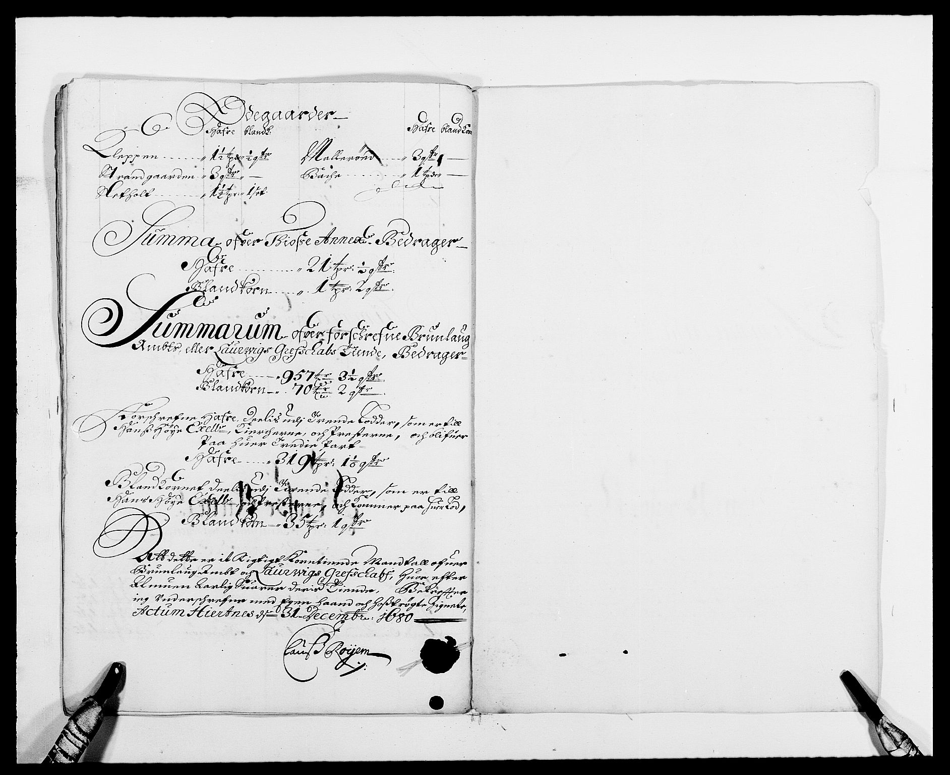 Rentekammeret inntil 1814, Reviderte regnskaper, Fogderegnskap, AV/RA-EA-4092/R33/L1968: Fogderegnskap Larvik grevskap, 1675-1687, p. 435