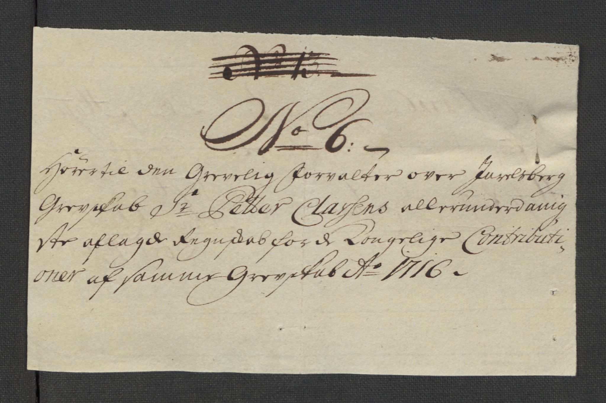 Rentekammeret inntil 1814, Reviderte regnskaper, Fogderegnskap, AV/RA-EA-4092/R32/L1880: Fogderegnskap Jarlsberg grevskap, 1716, p. 125