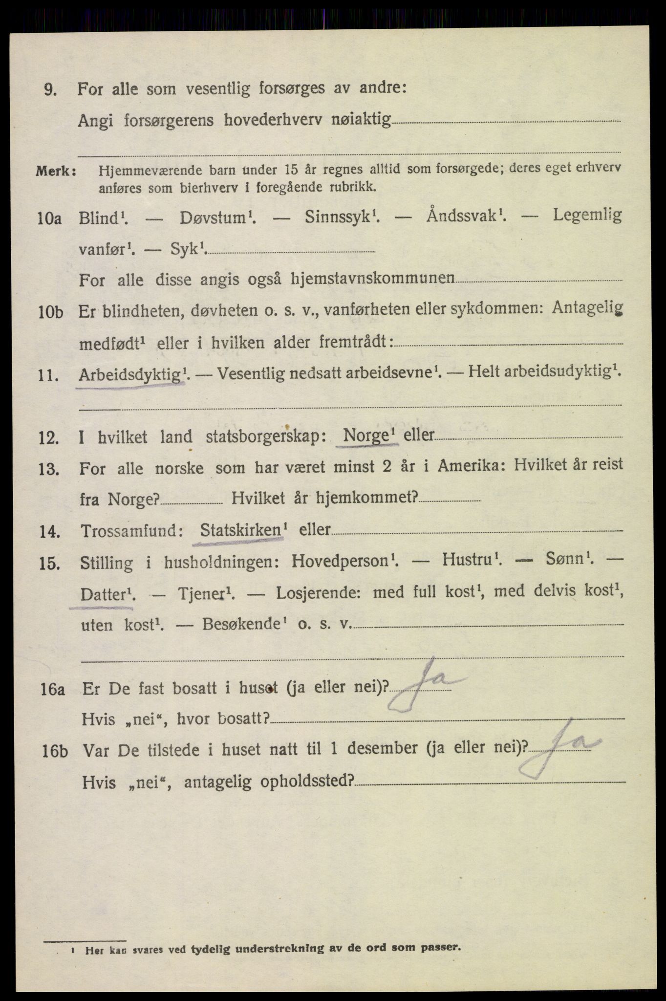 SAH, 1920 census for Furnes, 1920, p. 5658