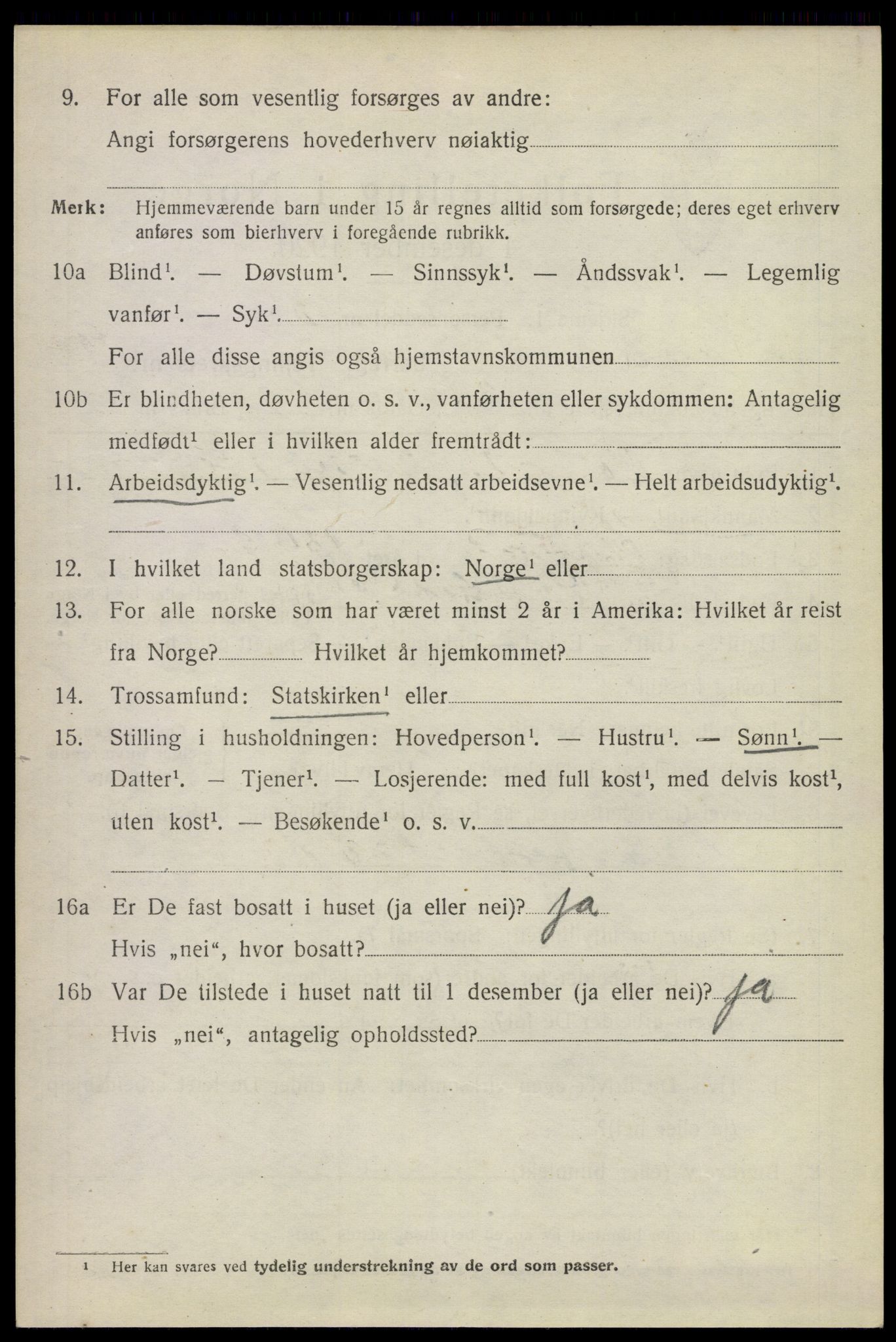 SAKO, 1920 census for Sauherad, 1920, p. 7132