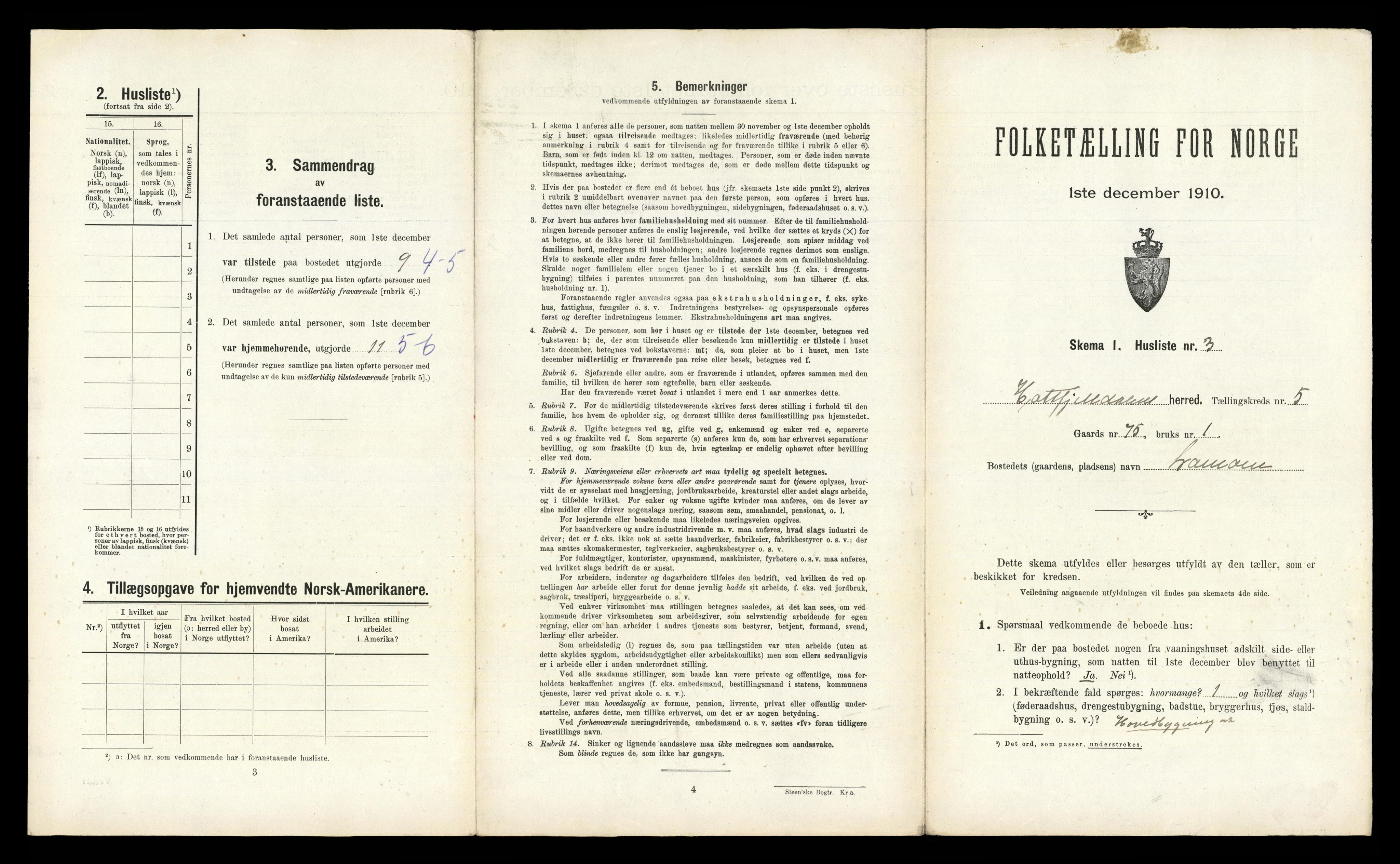 RA, 1910 census for Hattfjelldal, 1910, p. 249