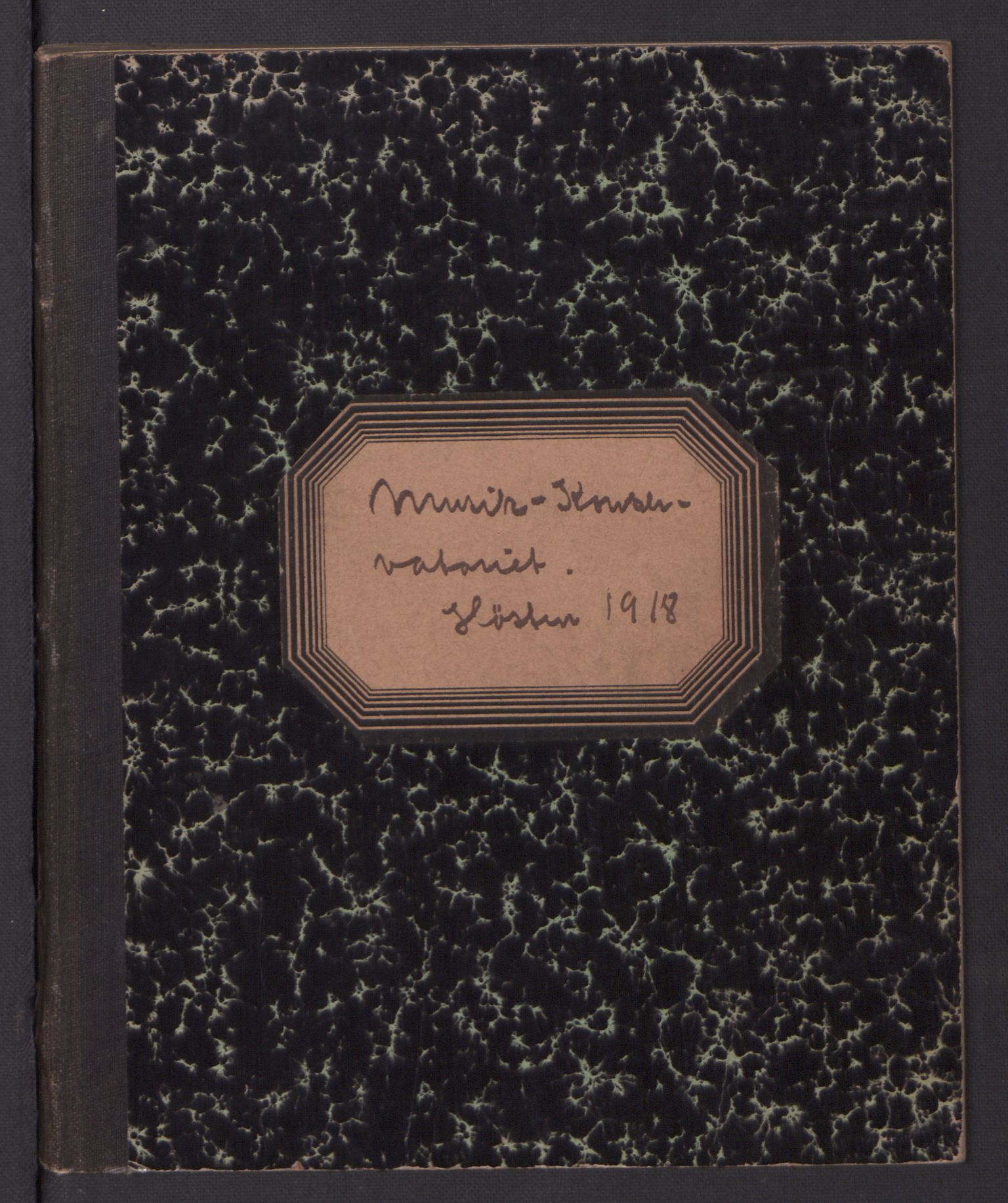 Musikkonservatoriet i Oslo, RA/PA-1761/F/Fa/L0004/0014: Oversikt over lærere, elever, m.m. / Musikkonservatoriet - Høstsemesteret, 1918