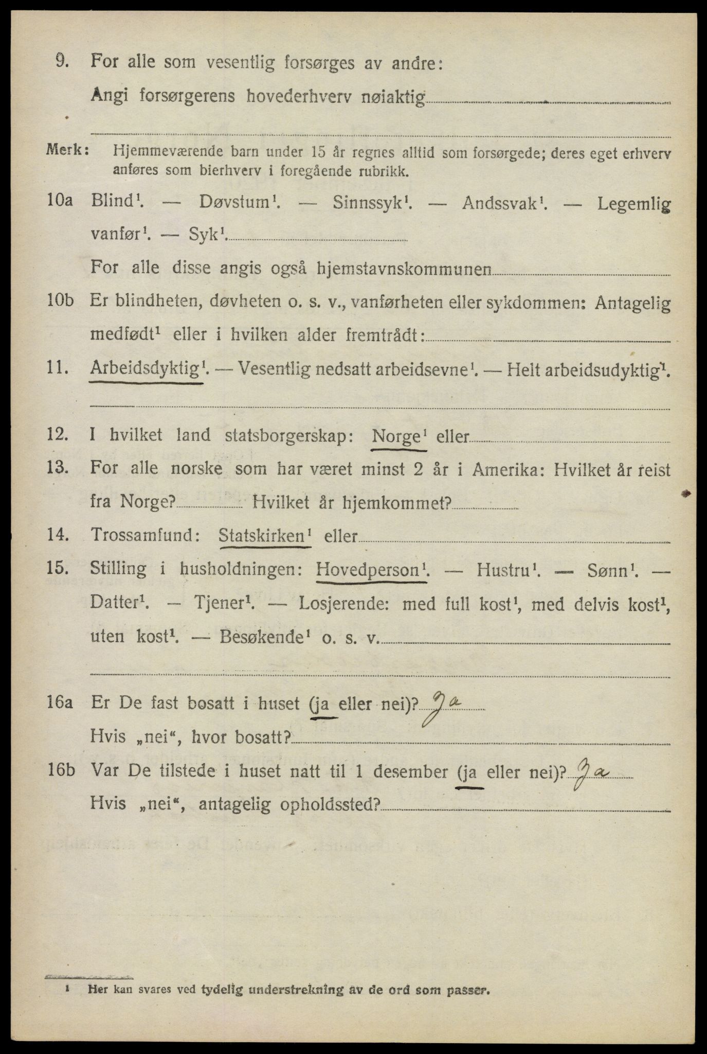 SAO, 1920 census for Enebakk, 1920, p. 6470