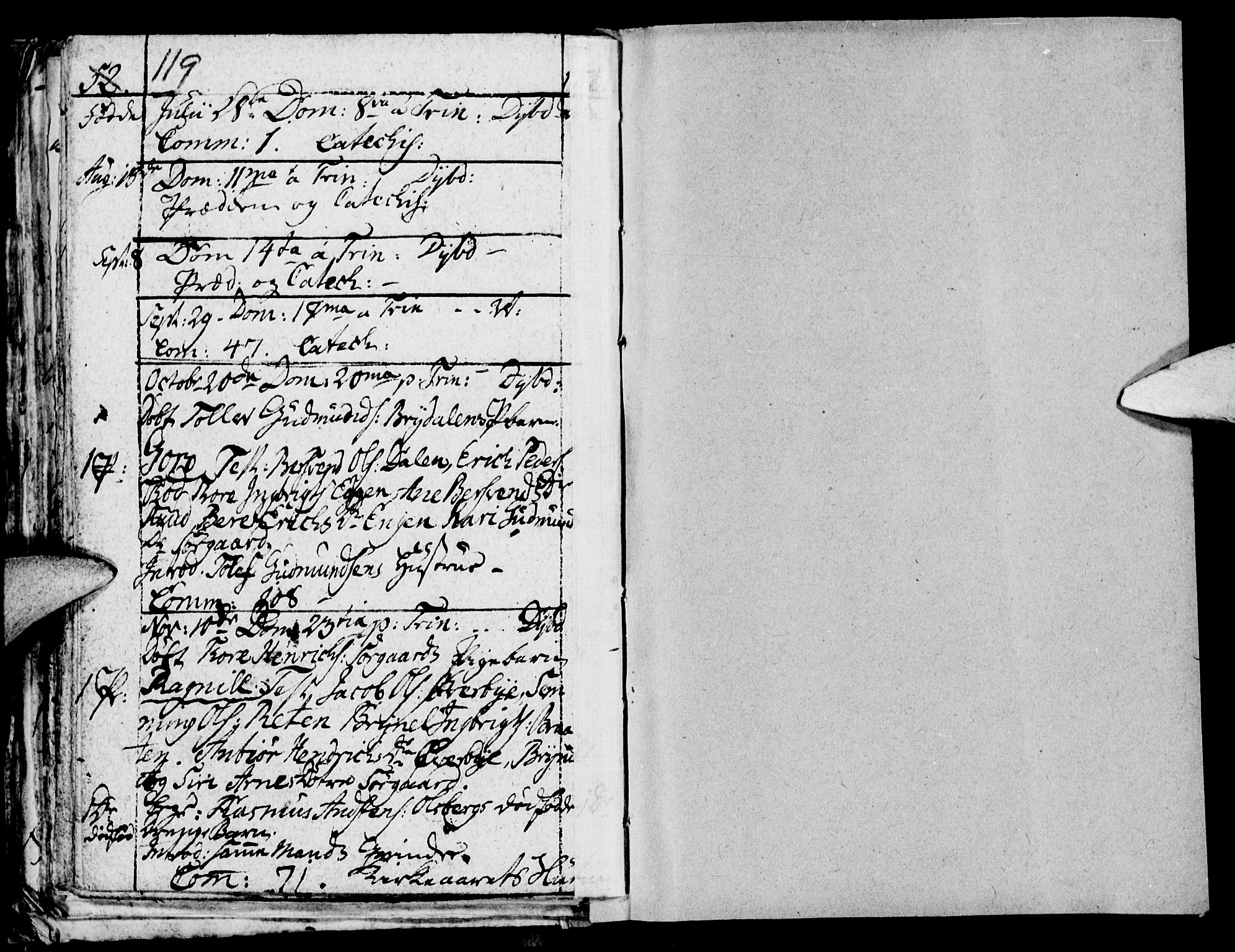 Tynset prestekontor, SAH/PREST-058/H/Ha/Haa/L0005: Parish register (official) no. 5, 1761-1776, p. 119-120