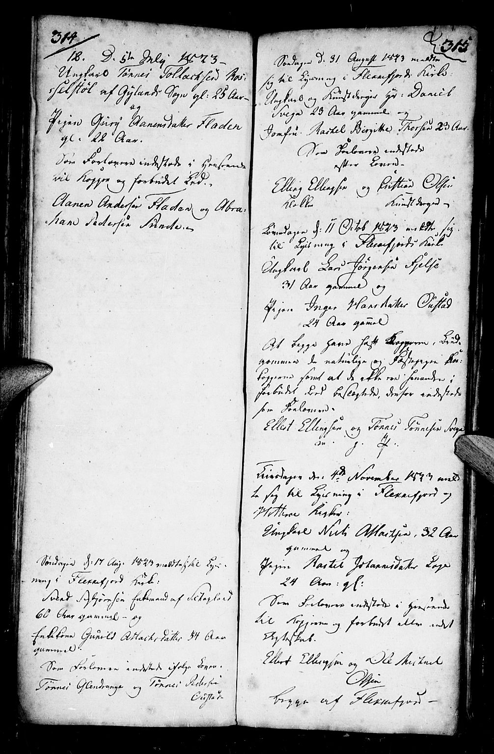 Flekkefjord sokneprestkontor, AV/SAK-1111-0012/F/Fb/Fbc/L0001: Parish register (copy) no. B 1, 1773-1801, p. 341-342