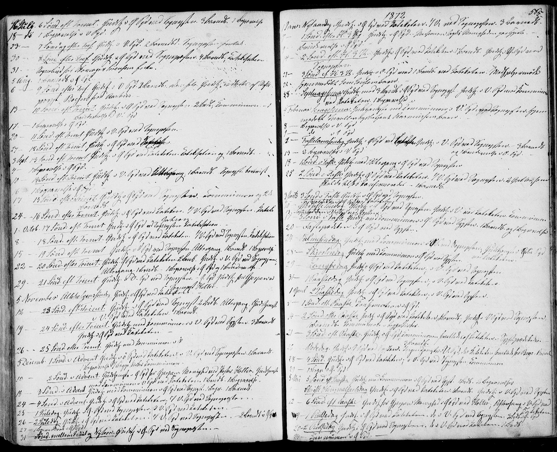 Porsgrunn kirkebøker , AV/SAKO-A-104/F/Fa/L0007: Parish register (official) no. 7, 1858-1877, p. 565