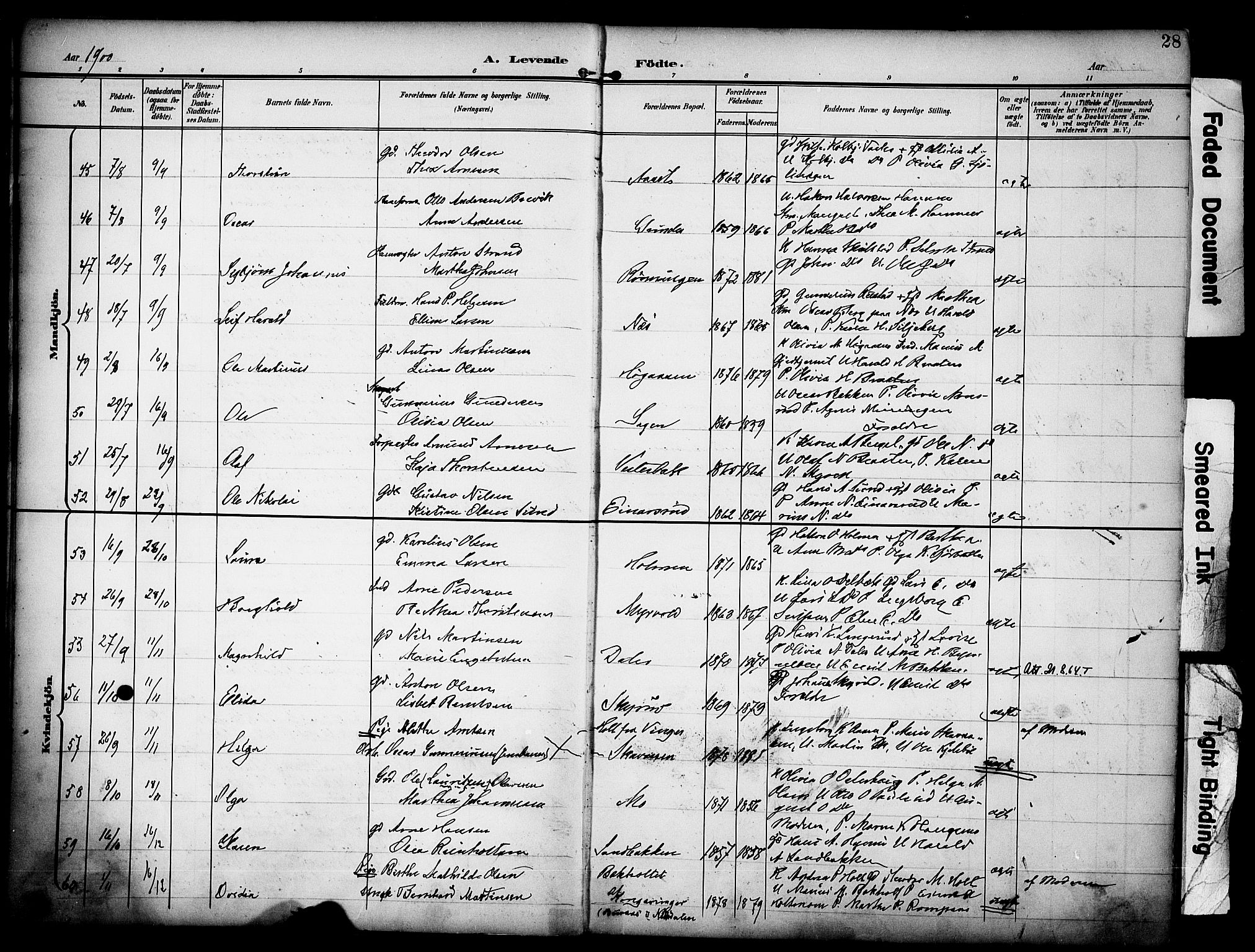 Grue prestekontor, AV/SAH-PREST-036/H/Ha/Haa/L0013: Parish register (official) no. 13, 1898-1910, p. 28