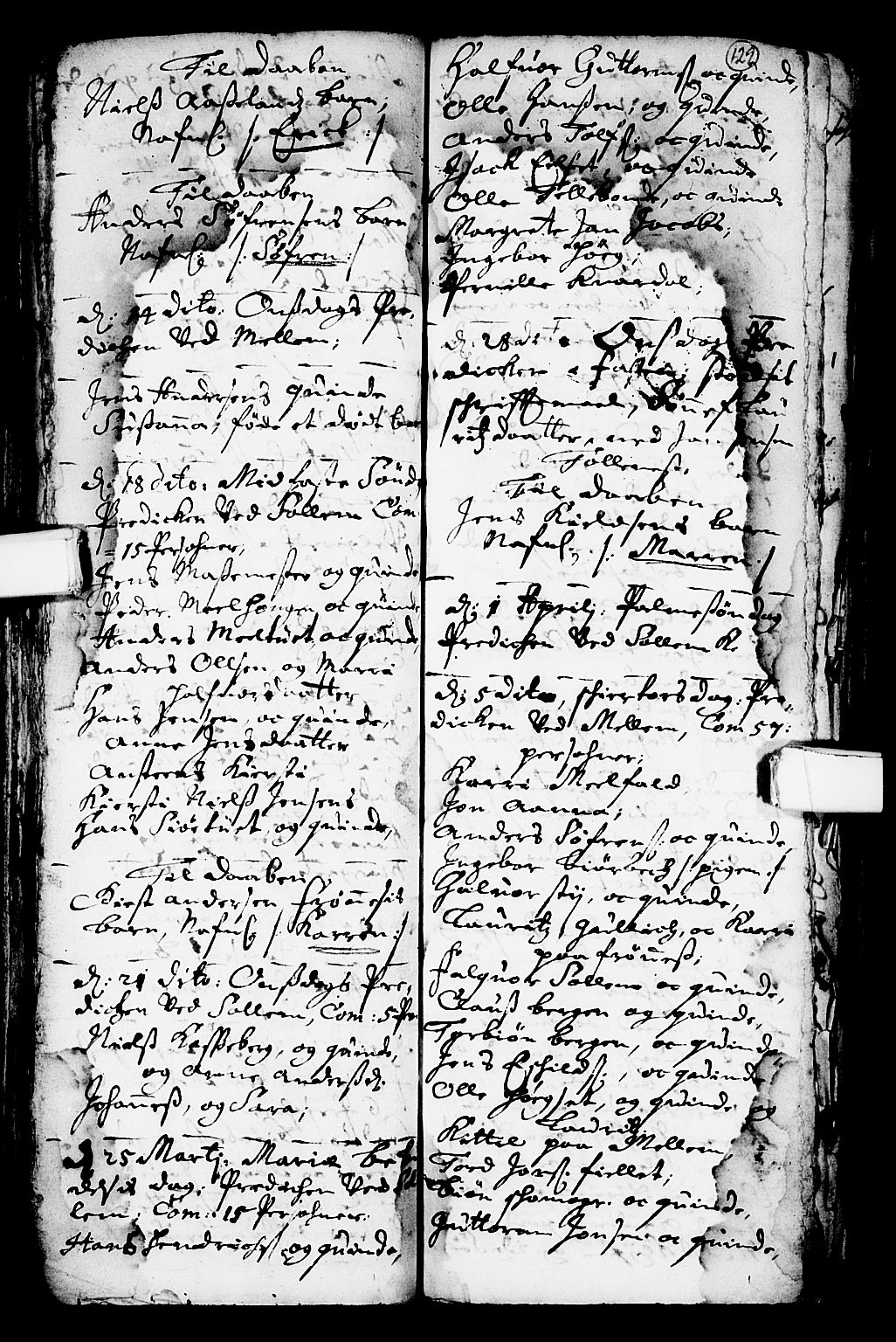 Solum kirkebøker, SAKO/A-306/F/Fa/L0001: Parish register (official) no. I 1, 1701-1716, p. 129