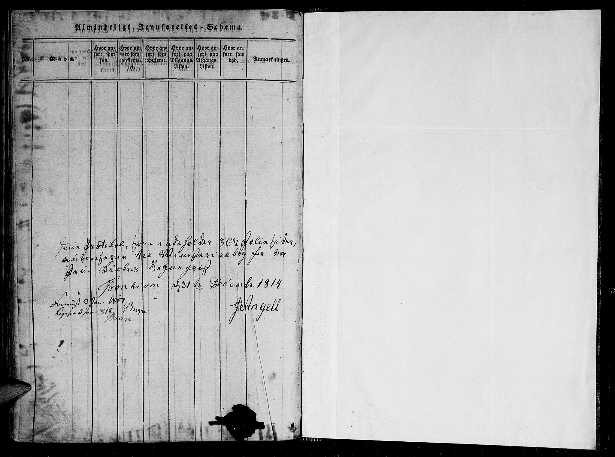 Ministerialprotokoller, klokkerbøker og fødselsregistre - Sør-Trøndelag, SAT/A-1456/602/L0107: Parish register (official) no. 602A05, 1815-1821
