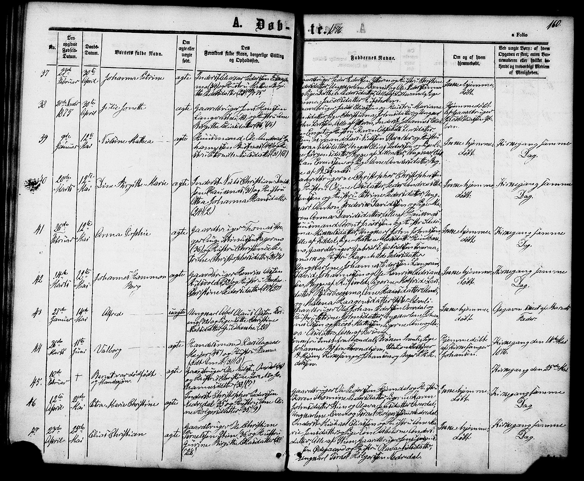 Ministerialprotokoller, klokkerbøker og fødselsregistre - Nordland, AV/SAT-A-1459/827/L0393: Parish register (official) no. 827A05, 1863-1883, p. 160