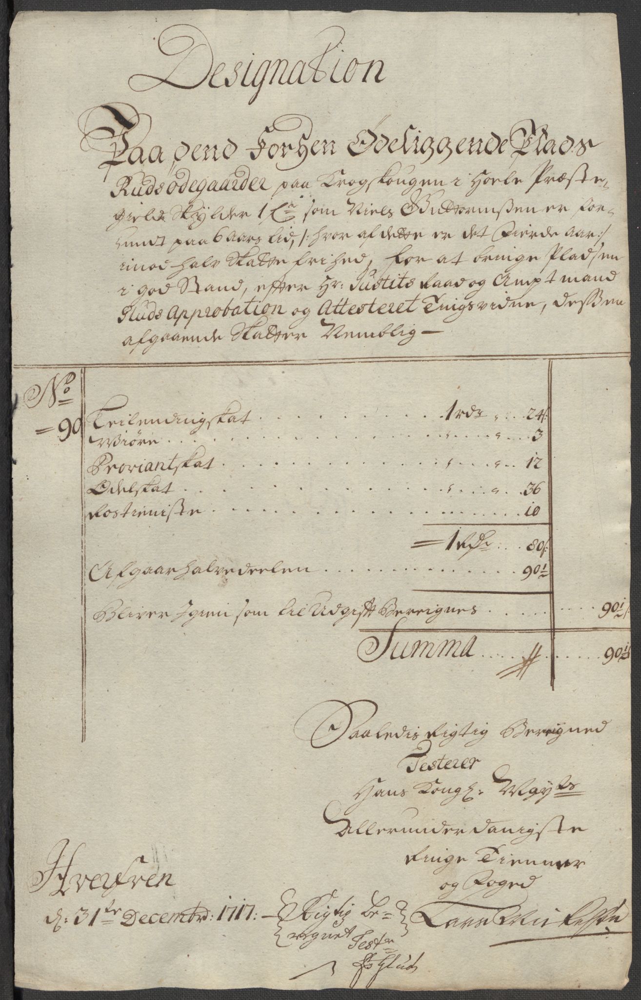 Rentekammeret inntil 1814, Reviderte regnskaper, Fogderegnskap, AV/RA-EA-4092/R23/L1475: Fogderegnskap Ringerike og Hallingdal, 1717, p. 334