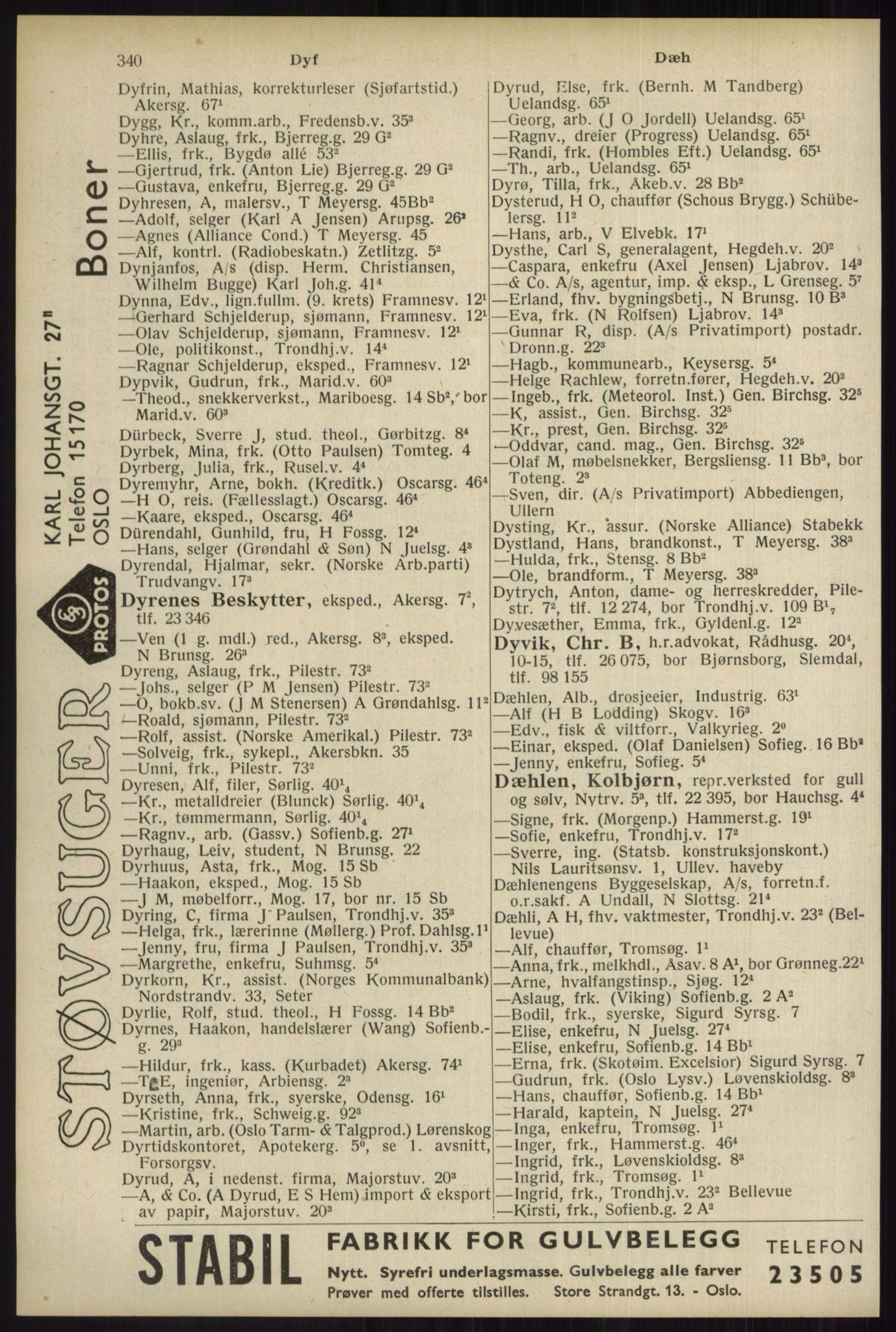 Kristiania/Oslo adressebok, PUBL/-, 1934, p. 340