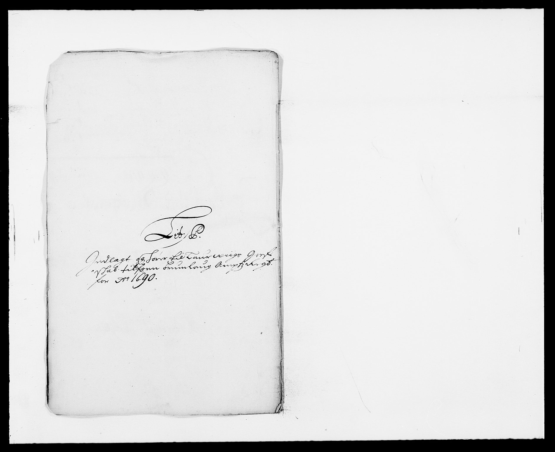 Rentekammeret inntil 1814, Reviderte regnskaper, Fogderegnskap, RA/EA-4092/R33/L1972: Fogderegnskap Larvik grevskap, 1690-1691, p. 189