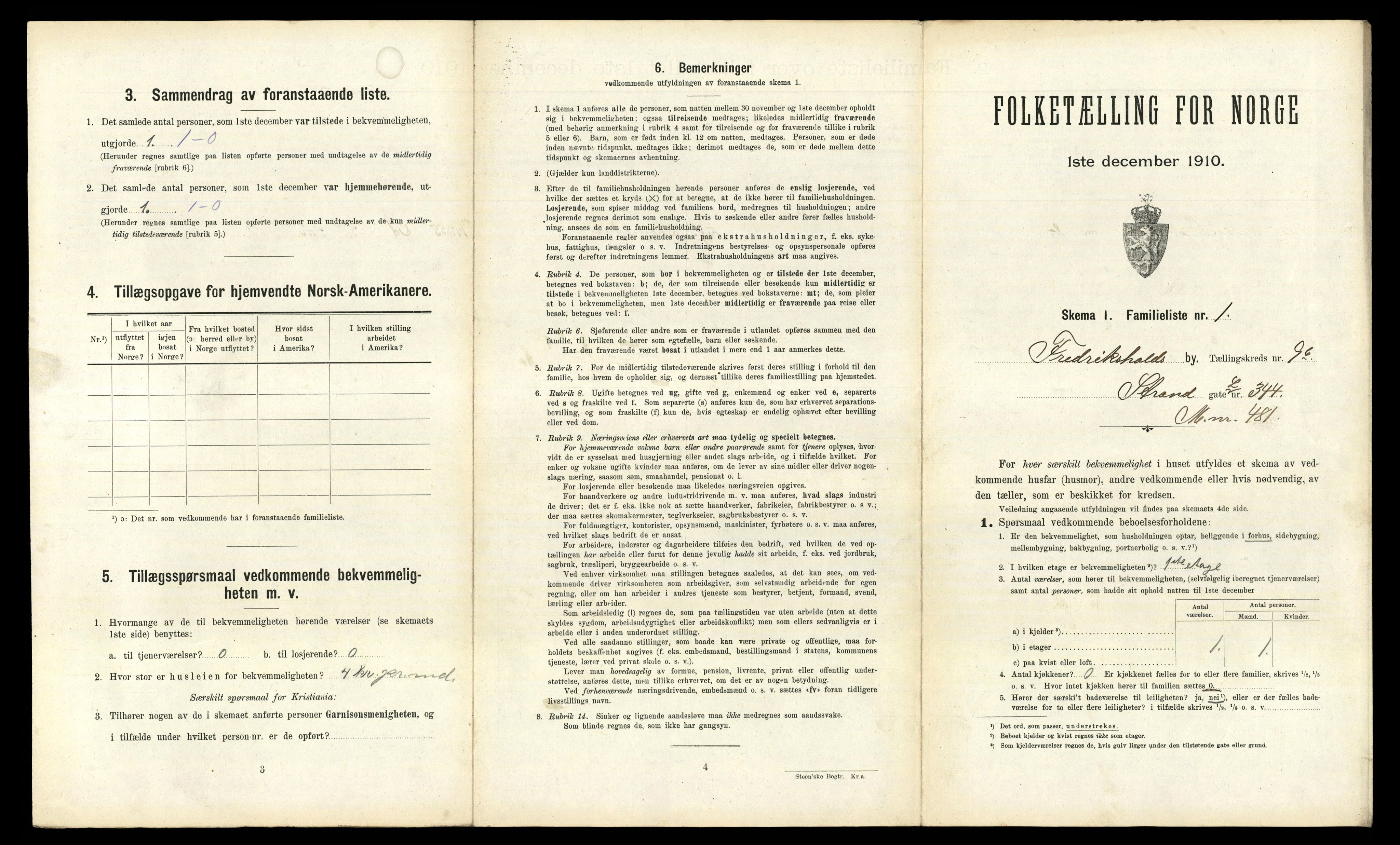 RA, 1910 census for Fredrikshald, 1910, p. 2798