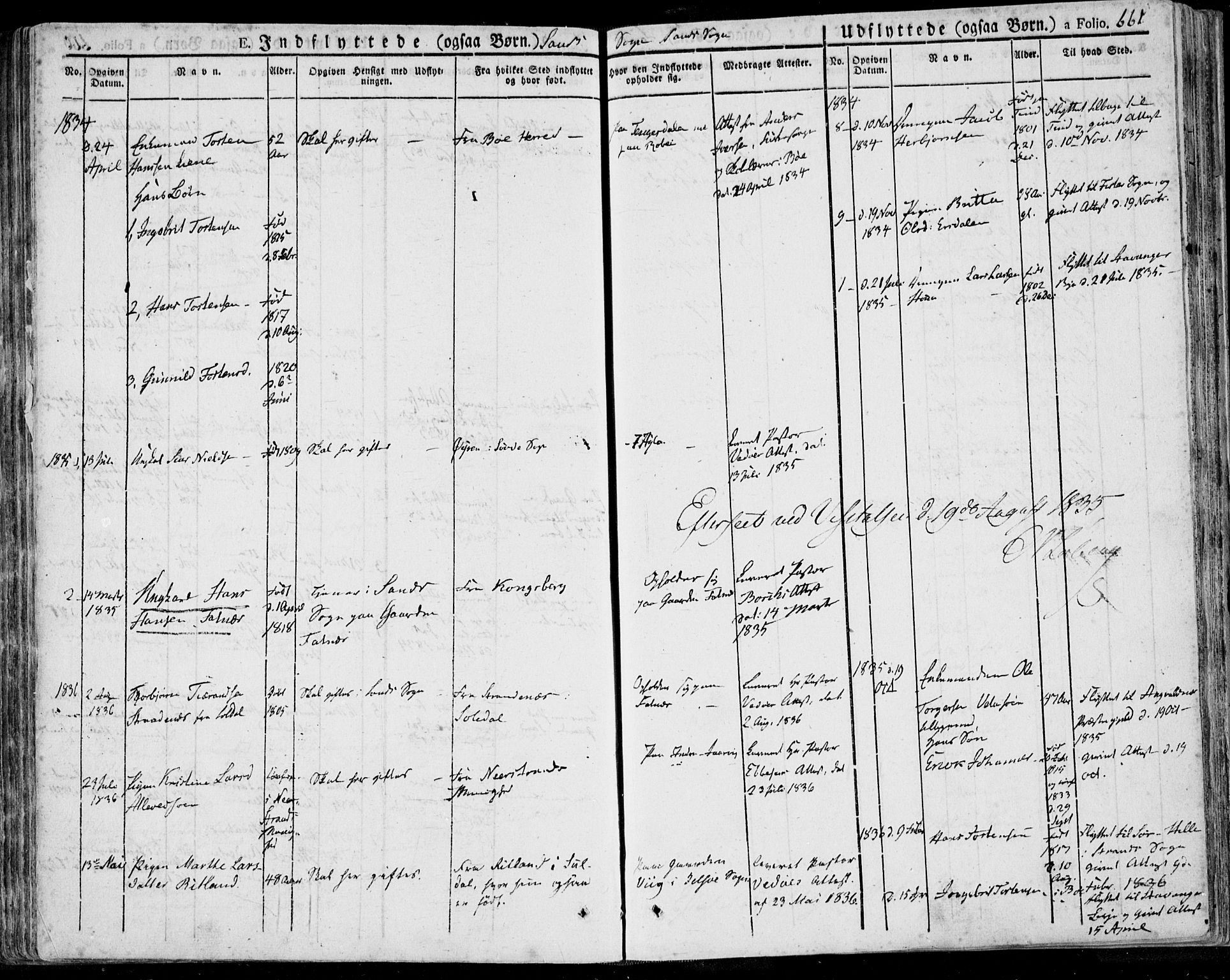Jelsa sokneprestkontor, SAST/A-101842/01/IV: Parish register (official) no. A 6.2, 1828-1853, p. 661