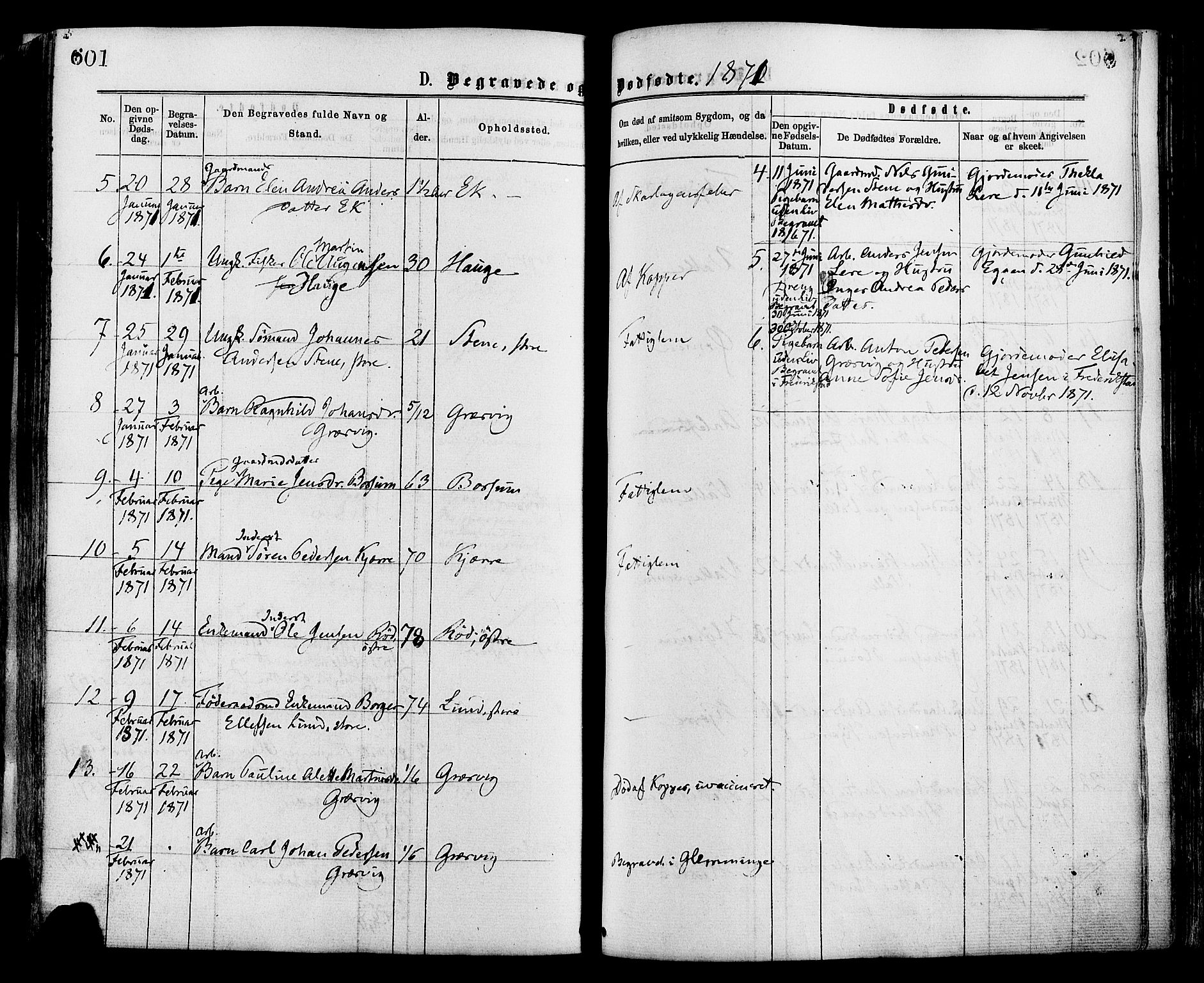 Onsøy prestekontor Kirkebøker, AV/SAO-A-10914/F/Fa/L0004: Parish register (official) no. I 4, 1861-1877, p. 601