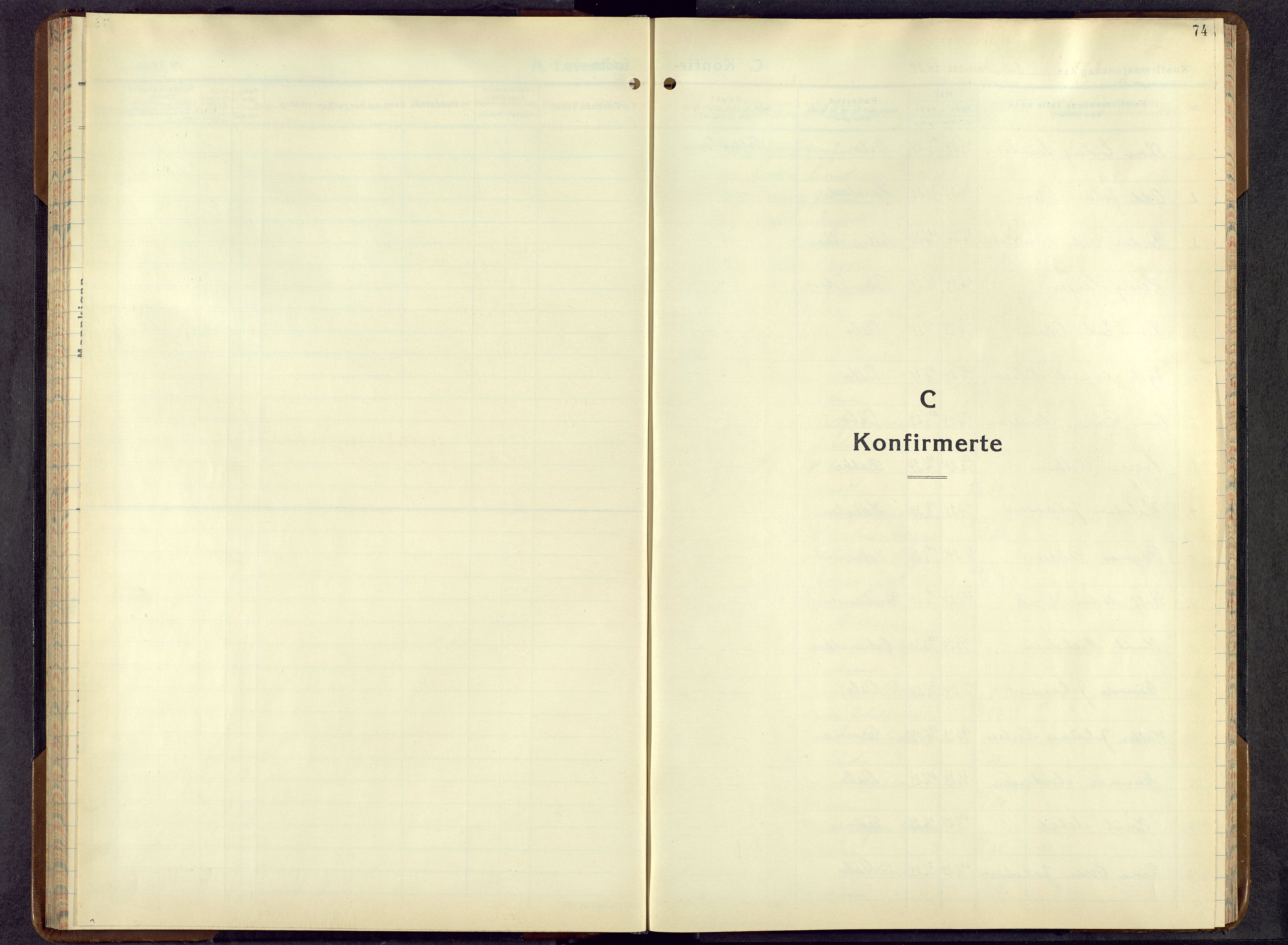 Nes prestekontor, Hedmark, SAH/PREST-020/L/La/L0013: Parish register (copy) no. 13, 1939-1967, p. 74