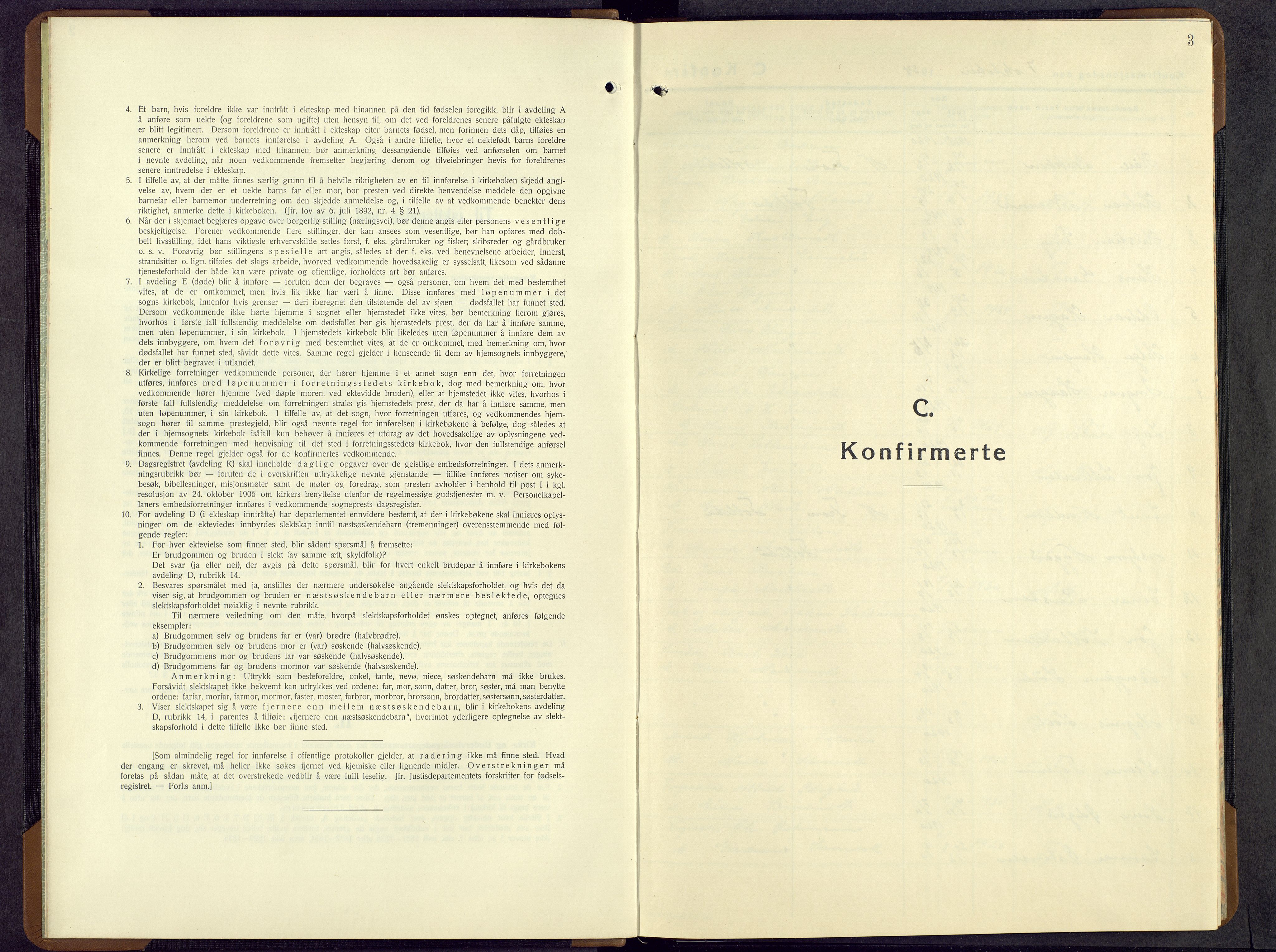 Østre Gausdal prestekontor, SAH/PREST-092/H/Ha/Hab/L0009: Parish register (copy) no. 9, 1934-1964, p. 3
