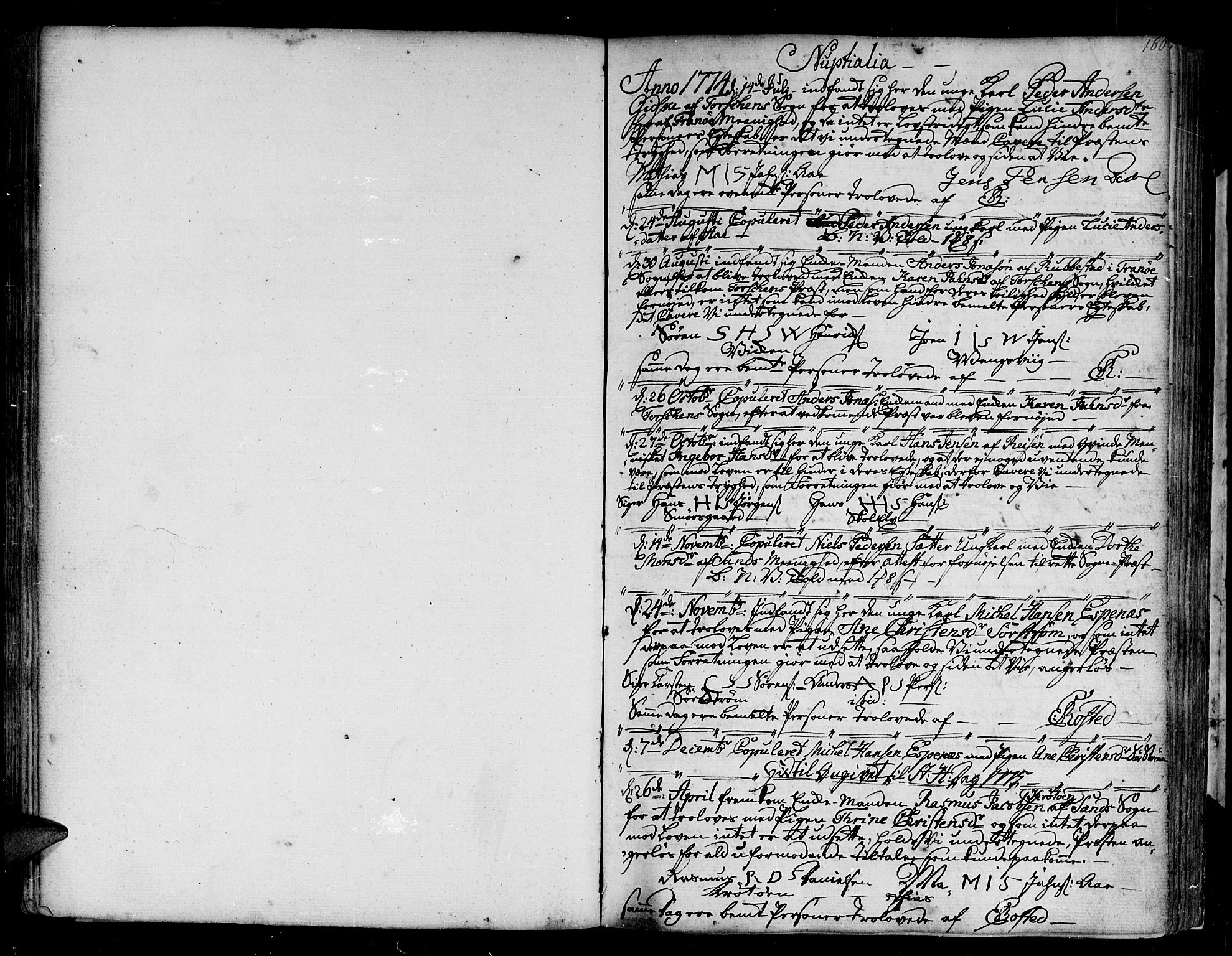 Tranøy sokneprestkontor, SATØ/S-1313/I/Ia/Iaa/L0002kirke: Parish register (official) no. 2, 1773-1806, p. 160